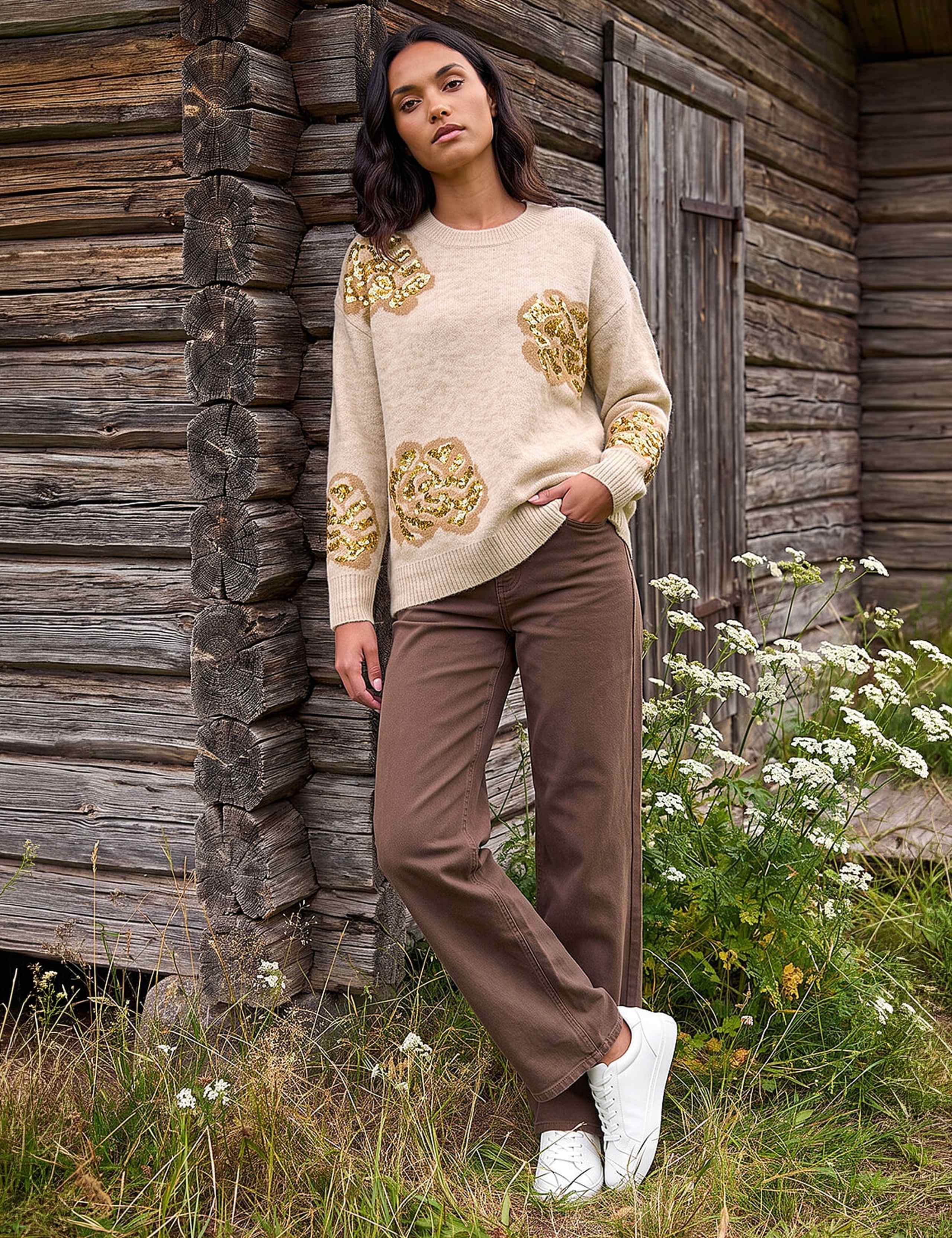 Floral Sequin Jumper 2 of 4