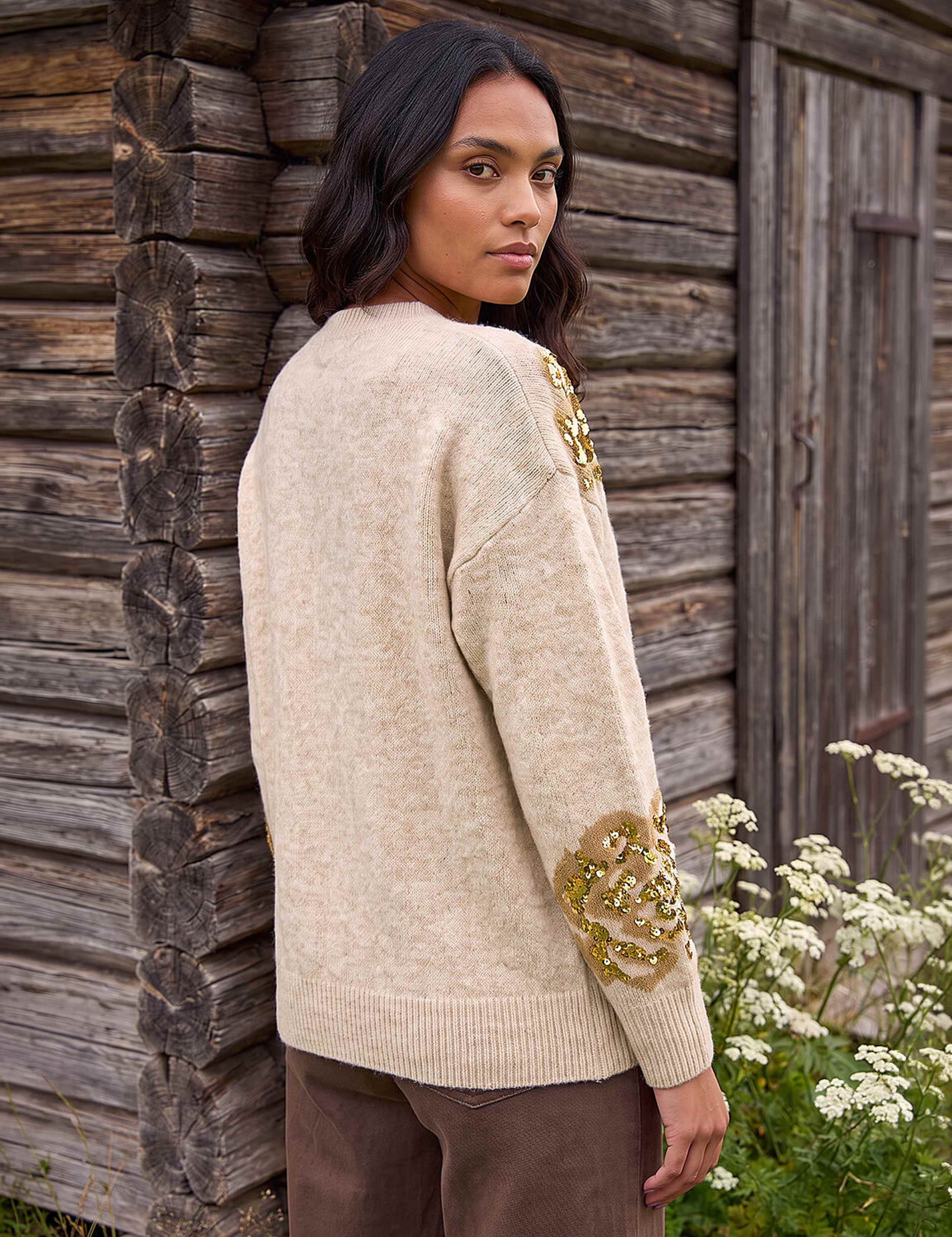 Floral Sequin Jumper 3 of 4