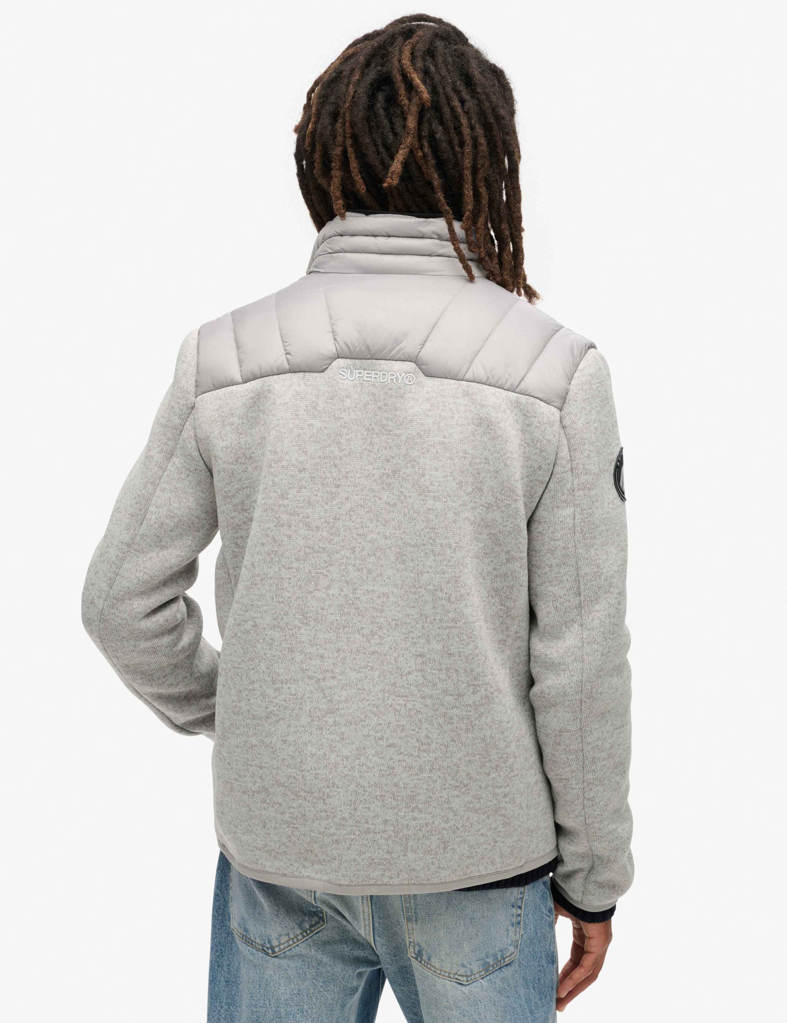 Padded Hooded Hybrid Puffer Jacket 2 of 6