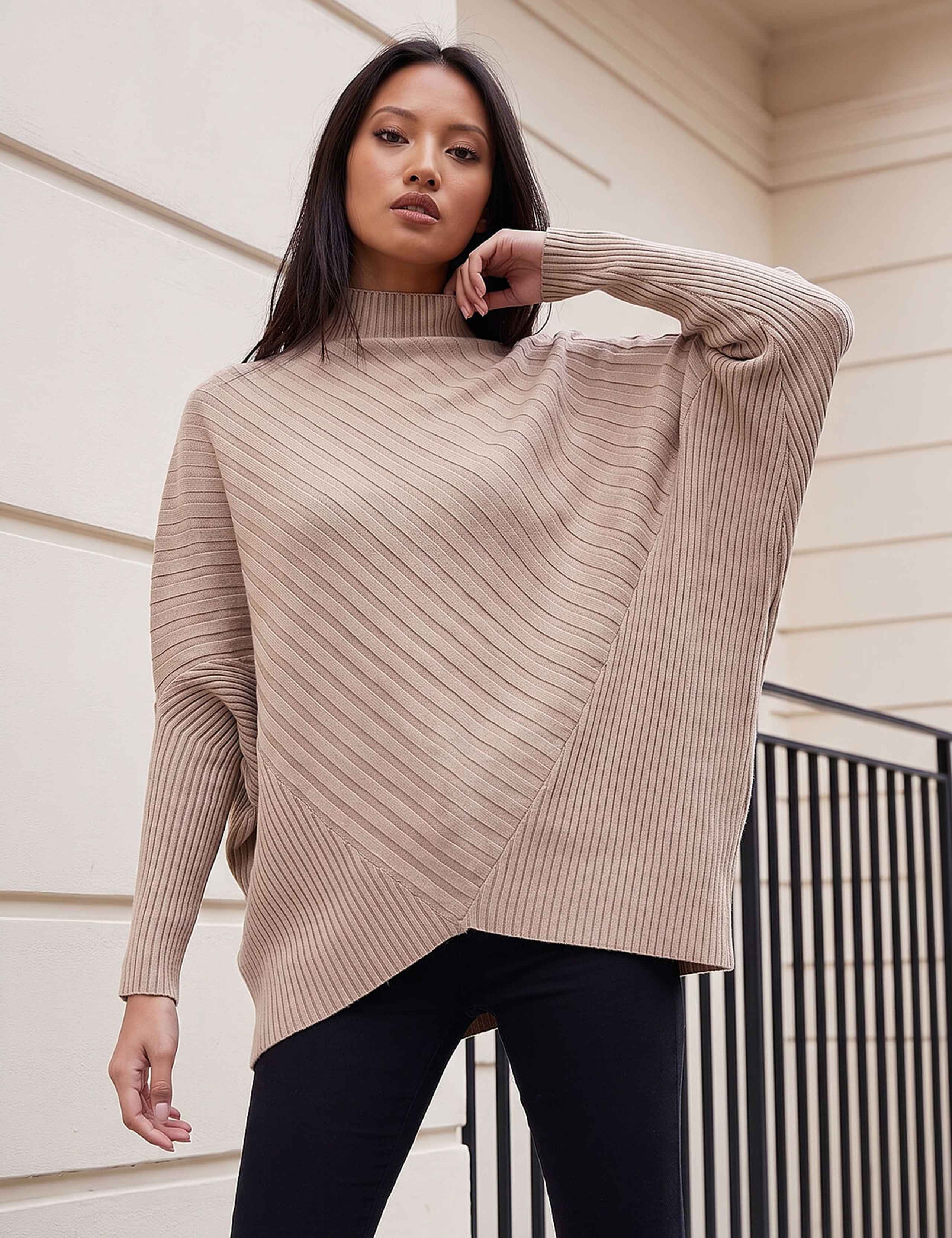 Rayon Blend Oversized Jumper 1 of 4