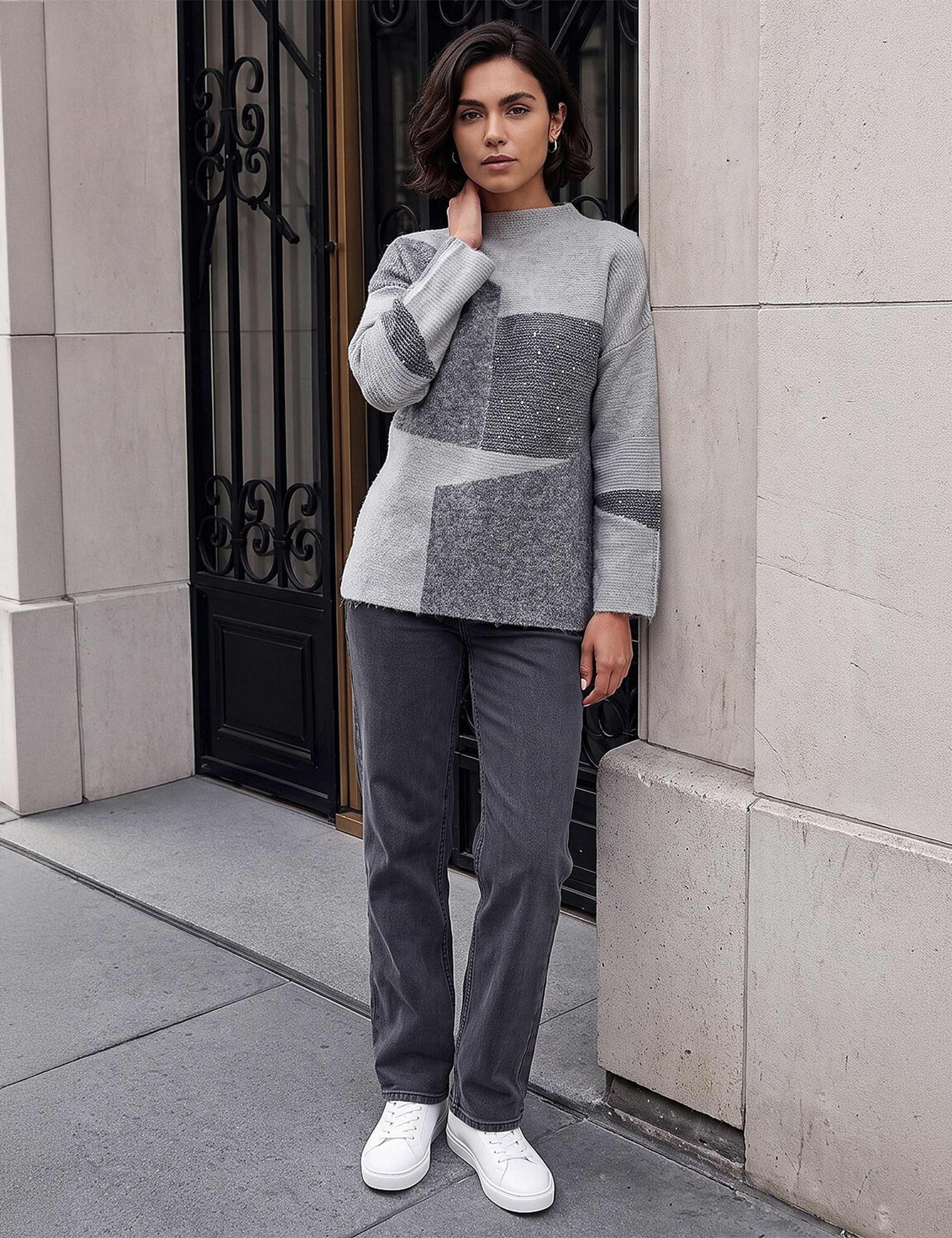 Colour Block Knit Jumper 2 of 4