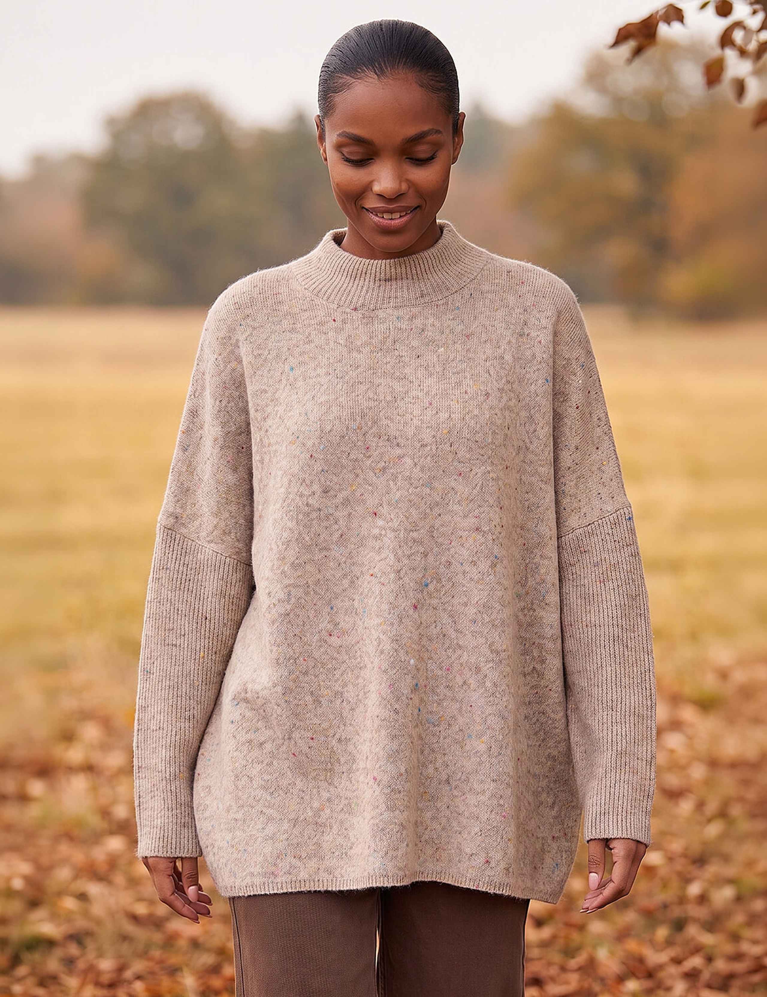 Textured Oversized Jumper 1 of 4
