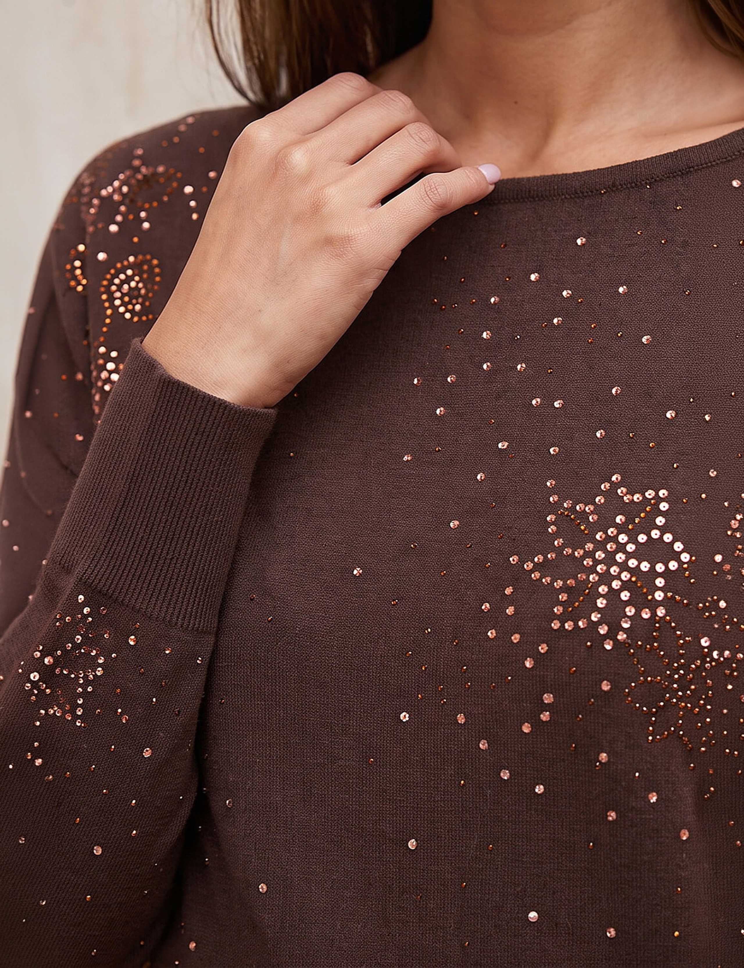Rayon Rich Floral Sparkly Jumper 3 of 3