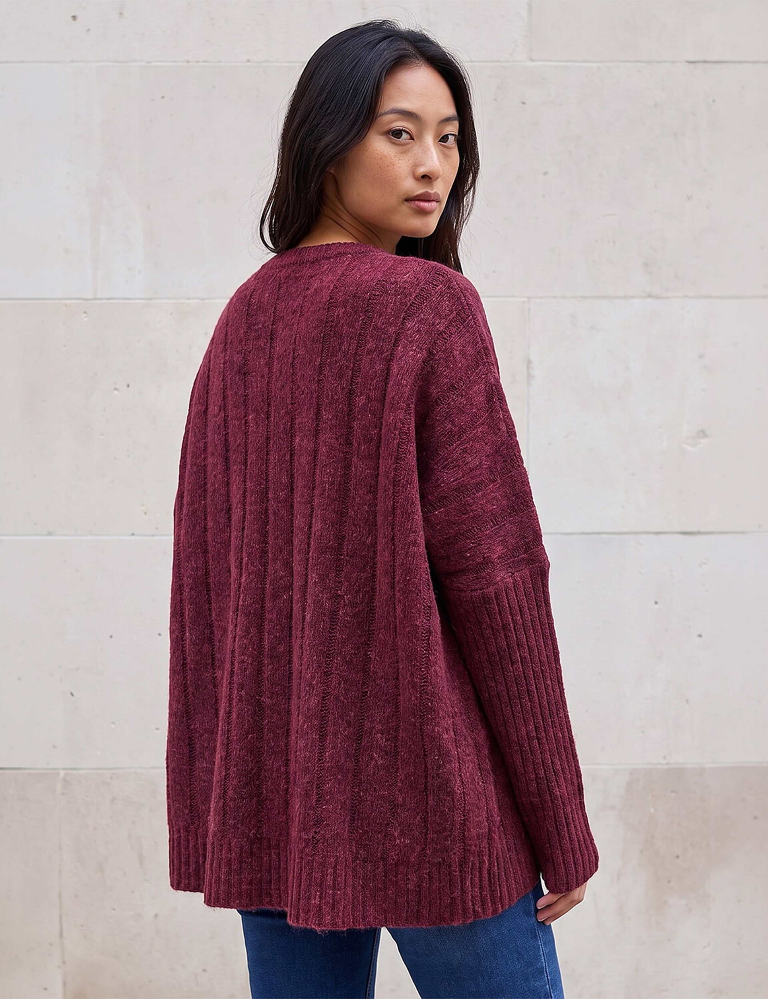 Petite Contrast Cable Jumper 2 of 4