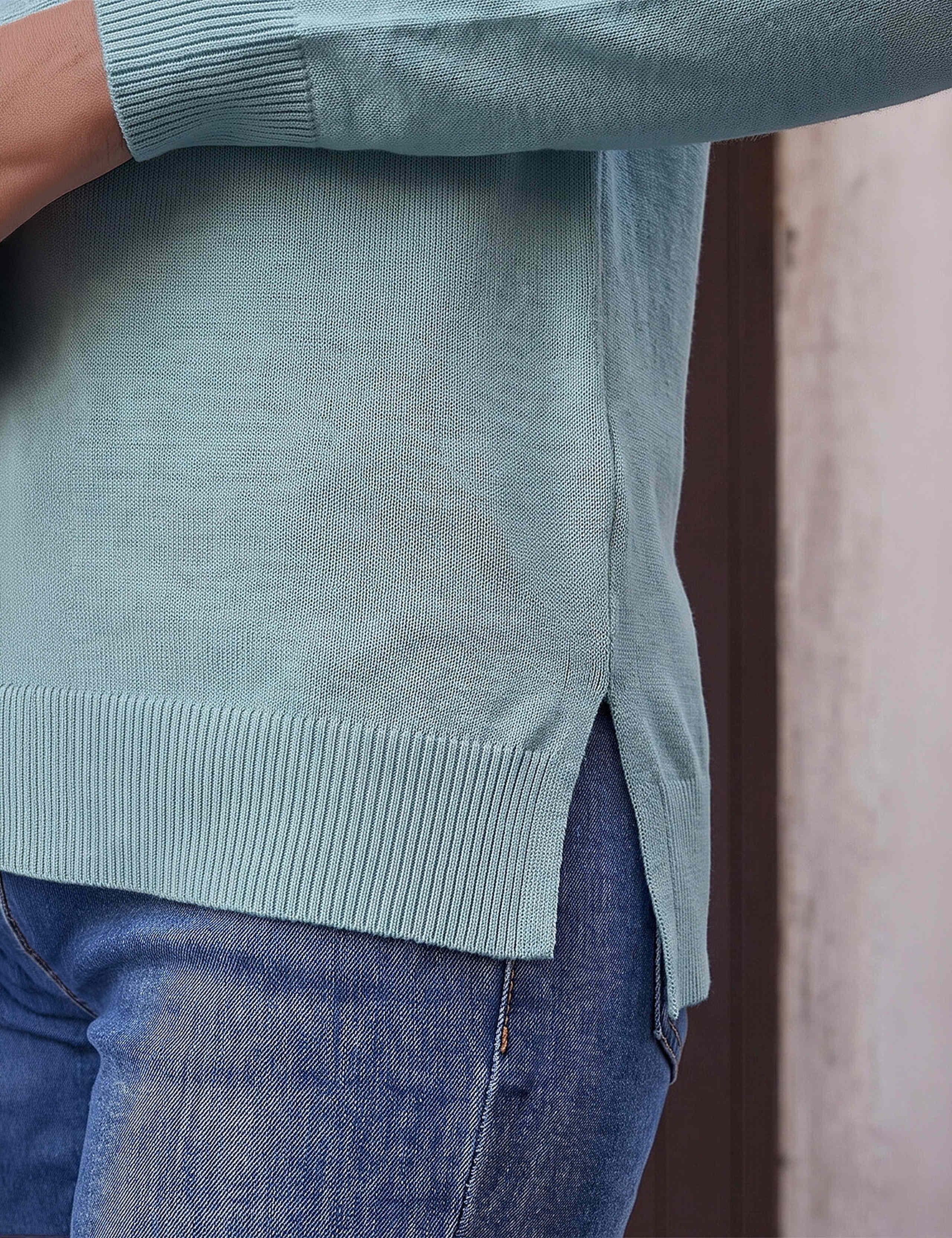 Plain Soft Crew Neck Jumper 4 of 4