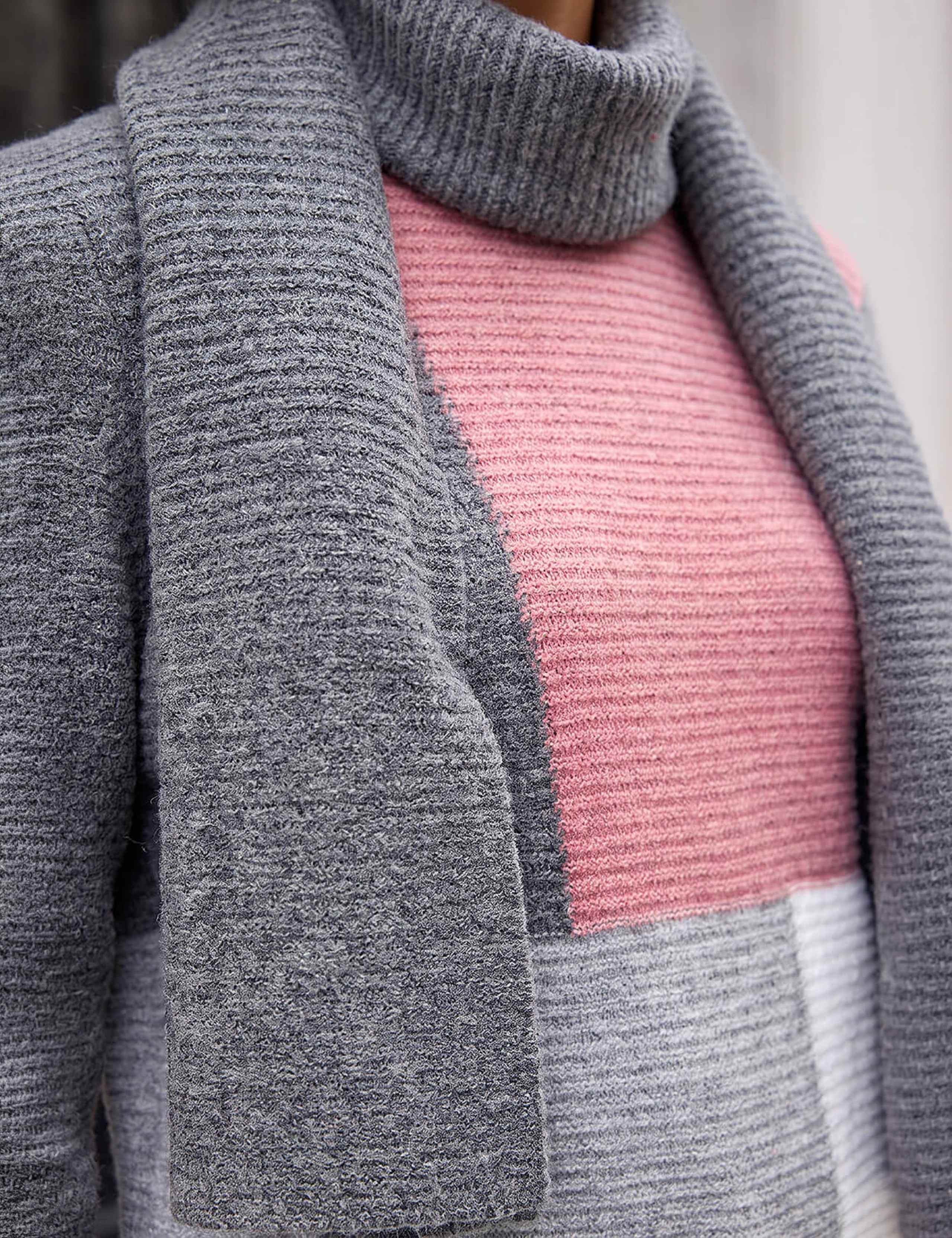 Colour Block Scarf Detail Jumper 4 of 4
