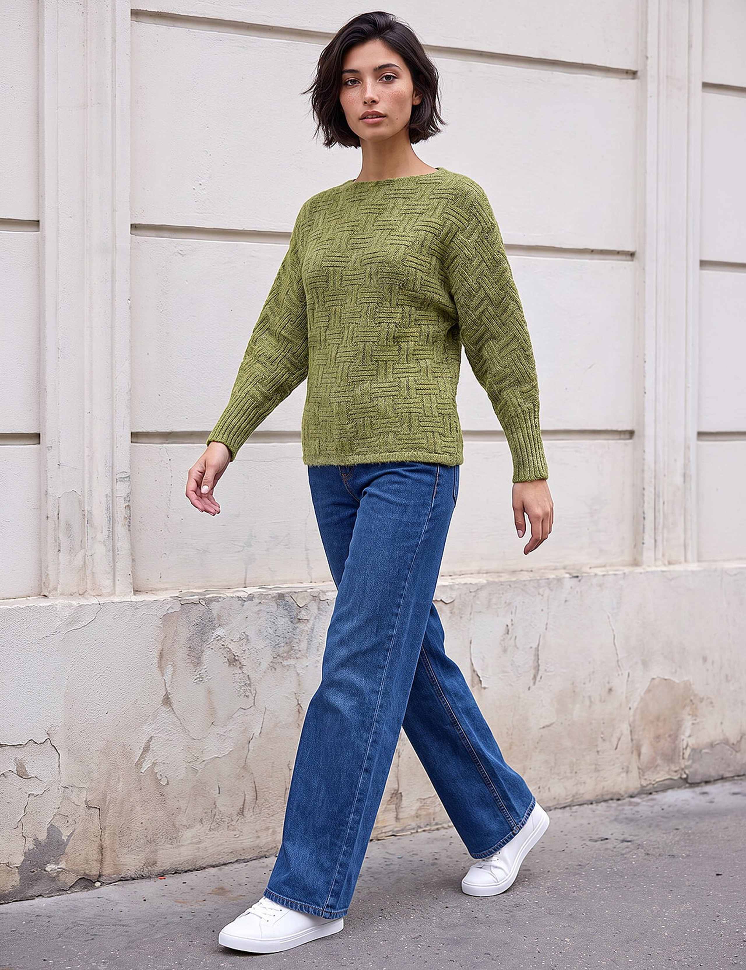 Batwing Sleeve Relaxed Jumper 2 of 4