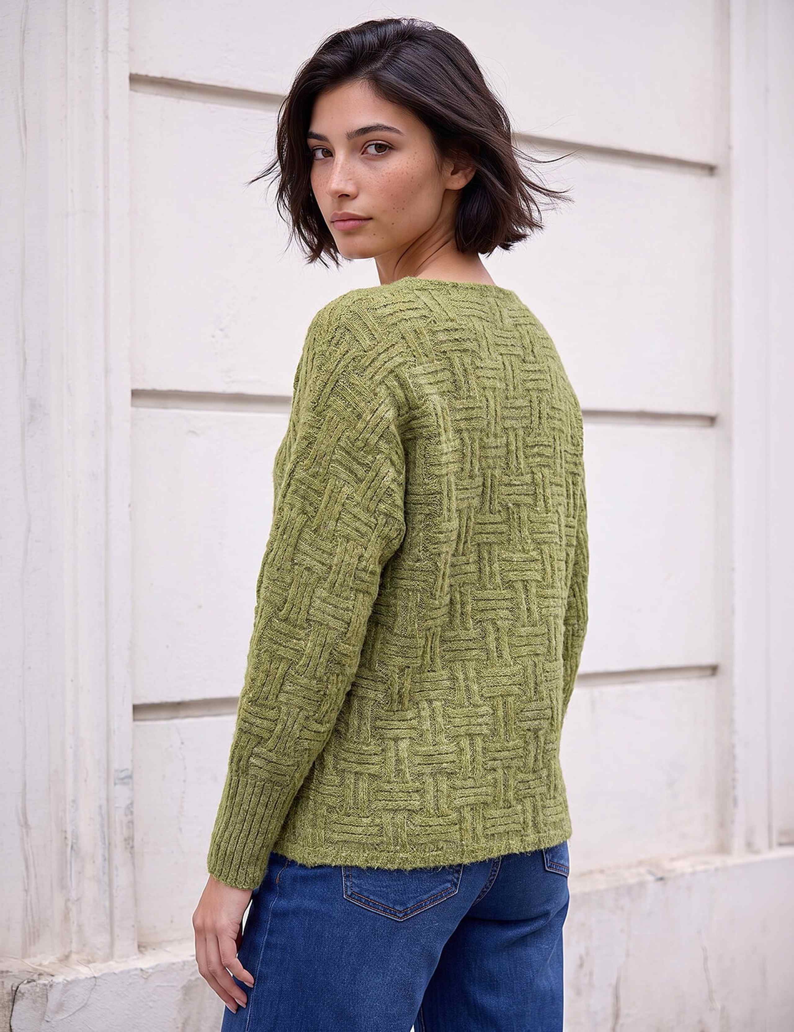 Batwing Sleeve Relaxed Jumper 3 of 4