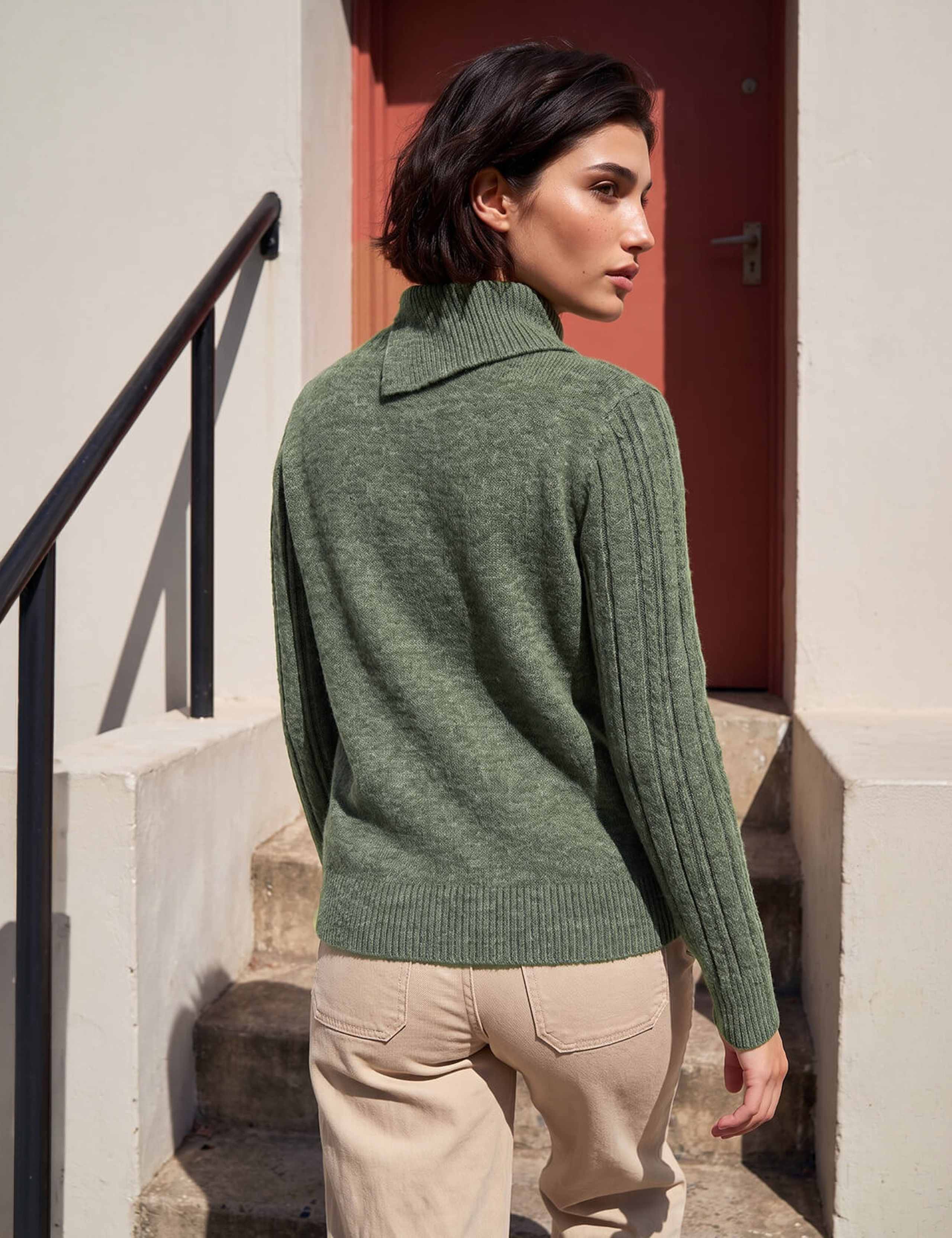 Cable Knit Button Detail Jumper 3 of 4