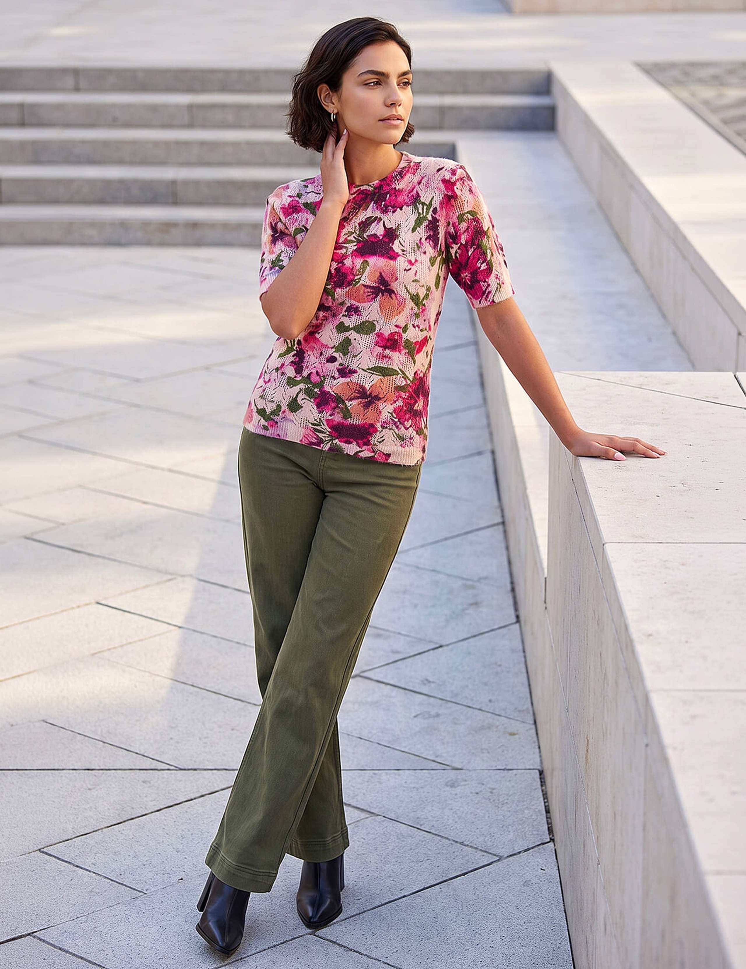 Floral Pointelle Jumper 2 of 4
