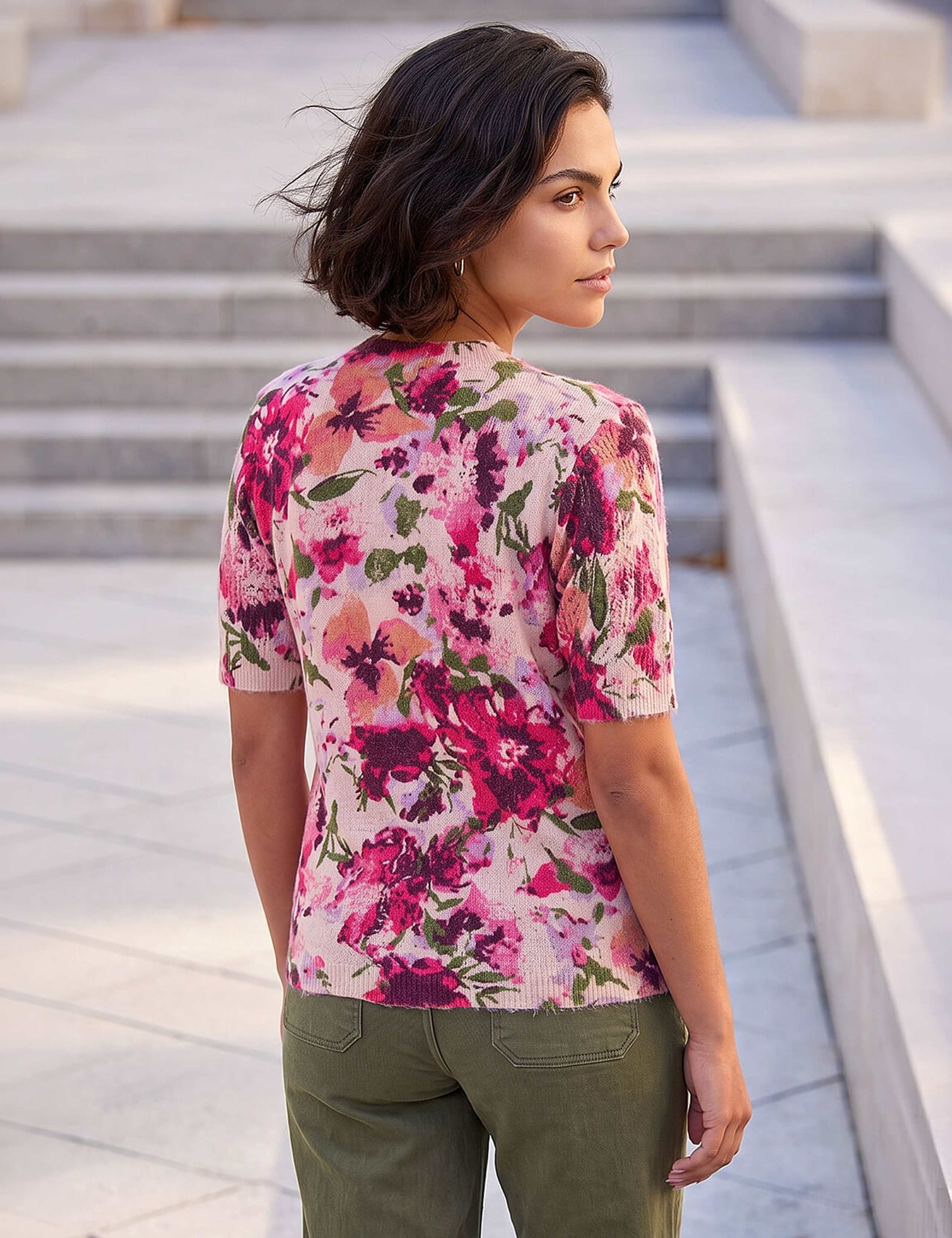 Floral Pointelle Jumper 3 of 4