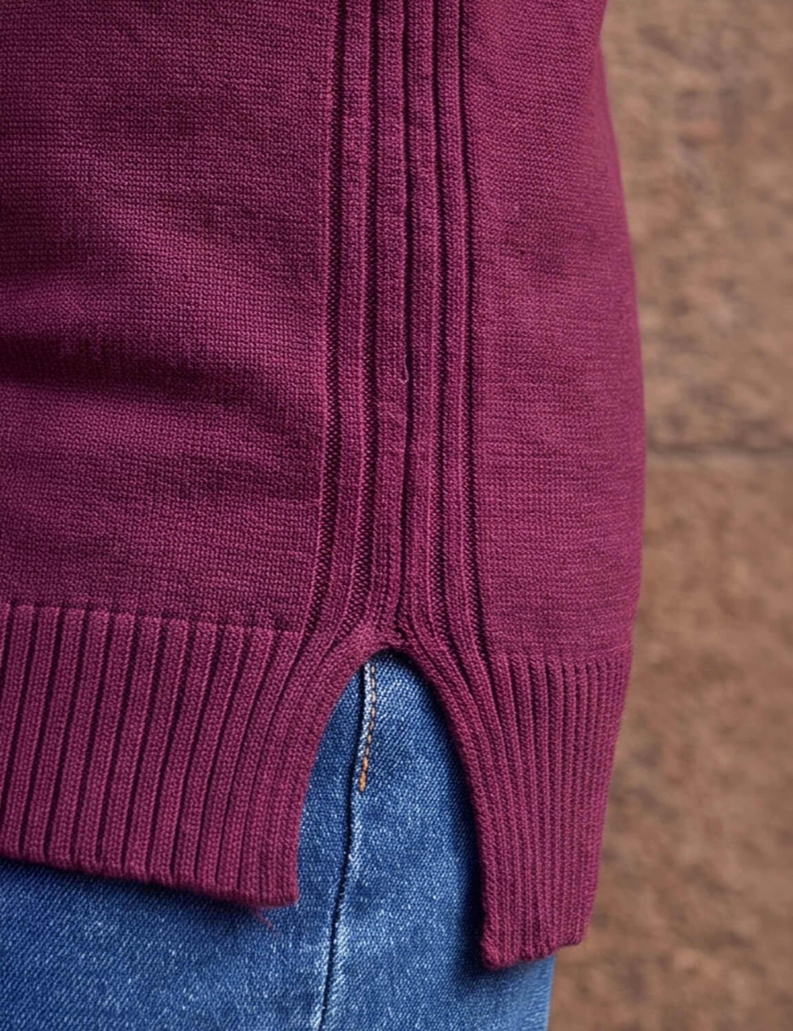 Petite Rayon Blend Relaxed Longline Jumper 4 of 4