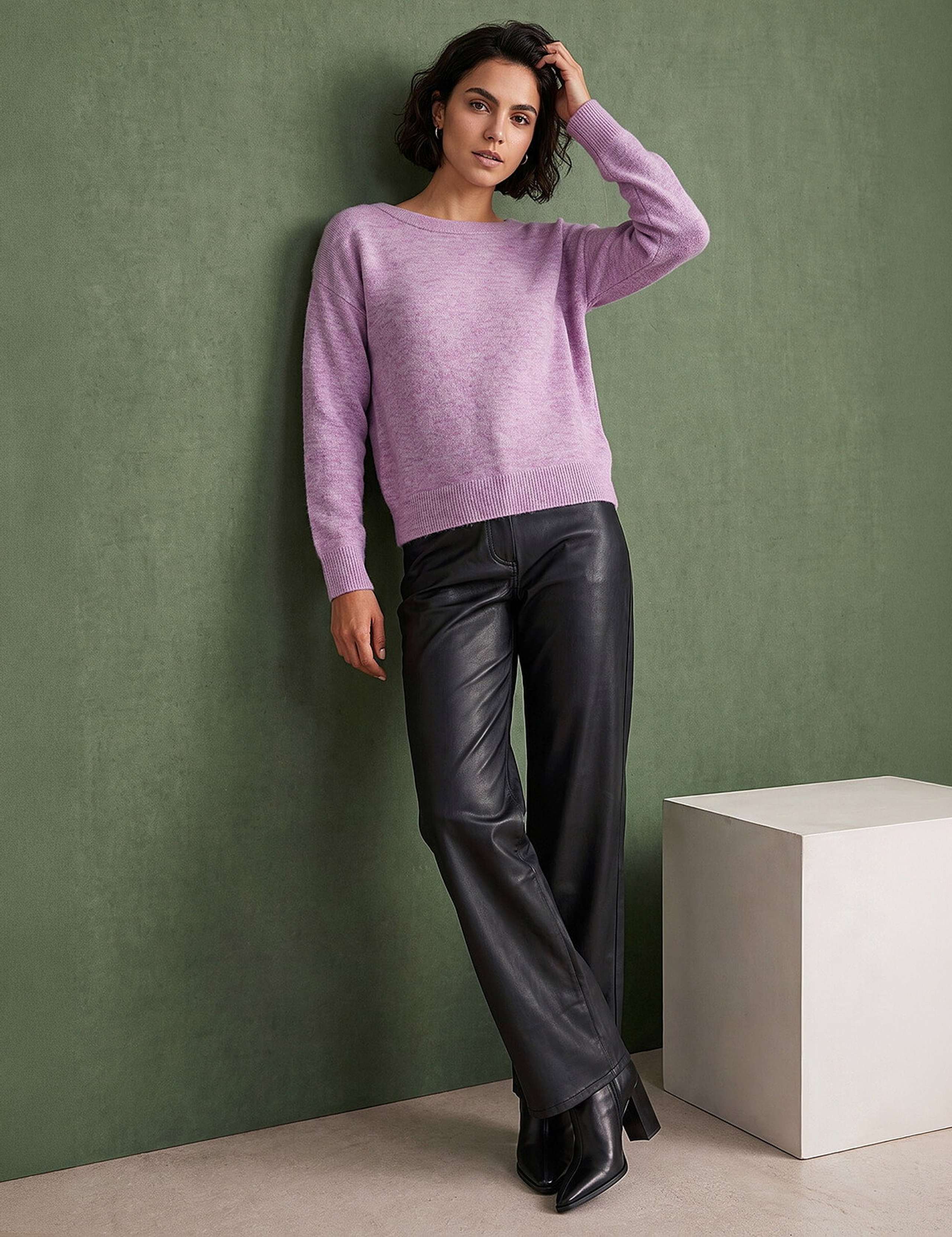 Round Neck Tie Back Jumper 3 of 4