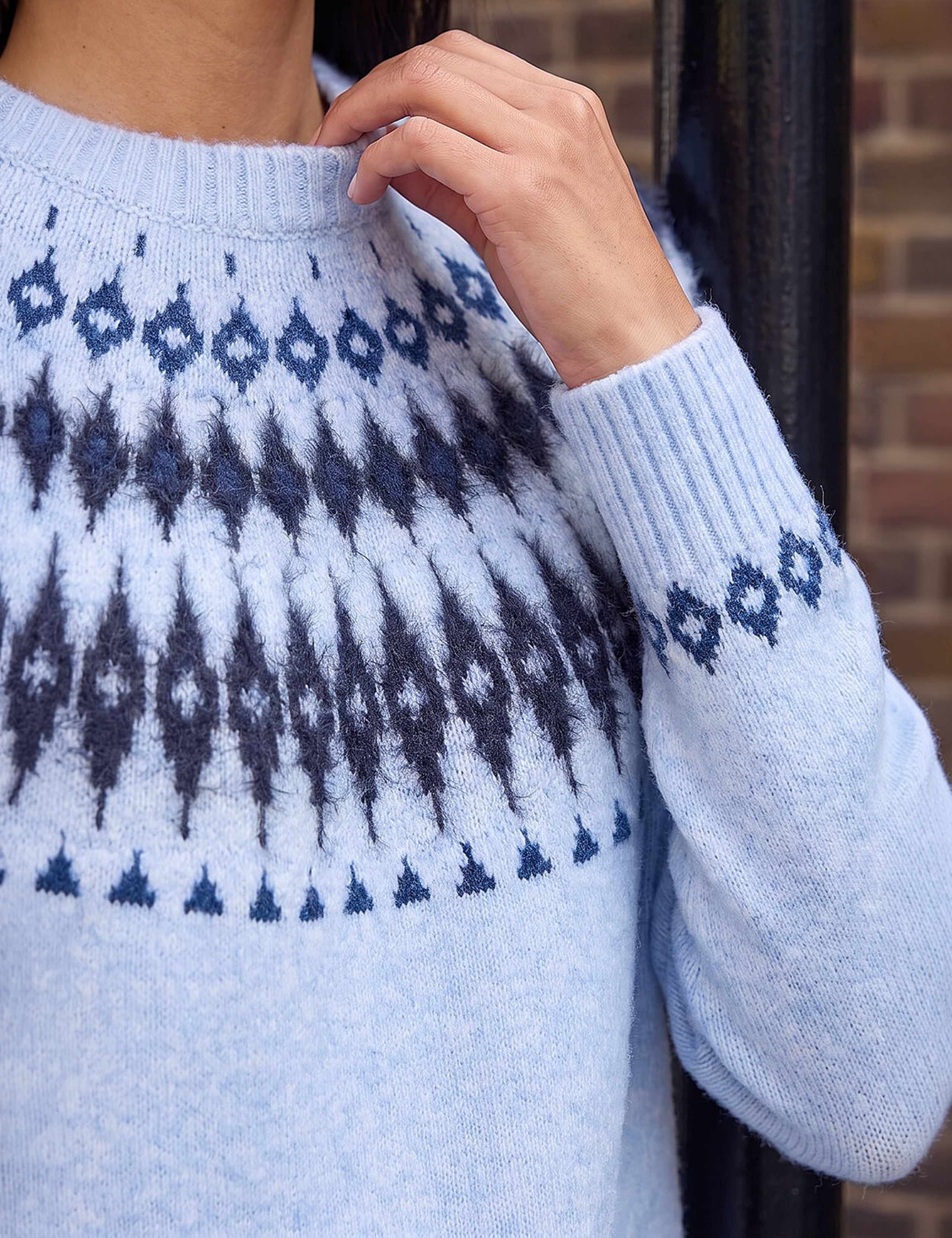 Fluffy Fair Isle Jumper 4 of 4