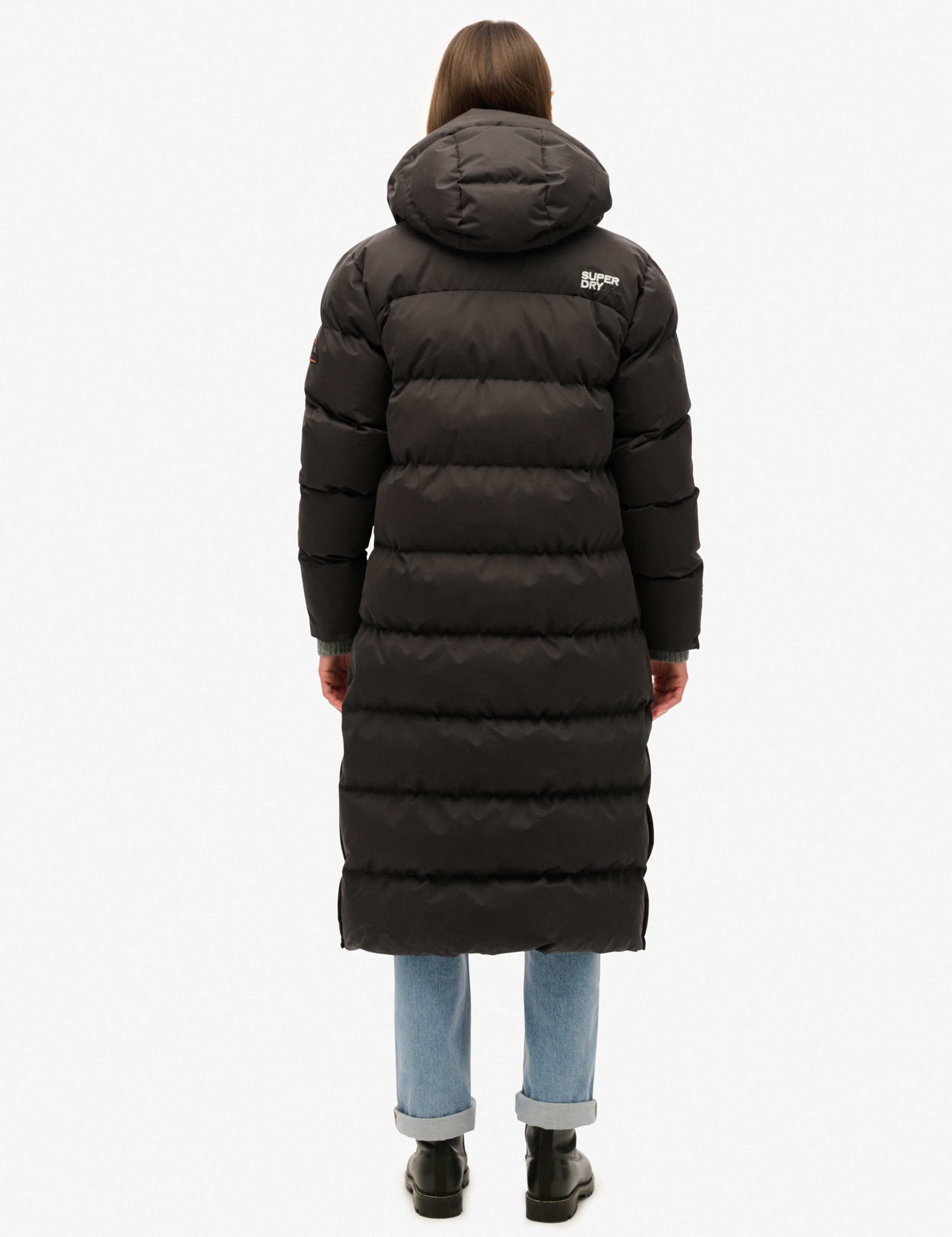 Quilted Hooded Longline Puffer Jacket 5 of 8