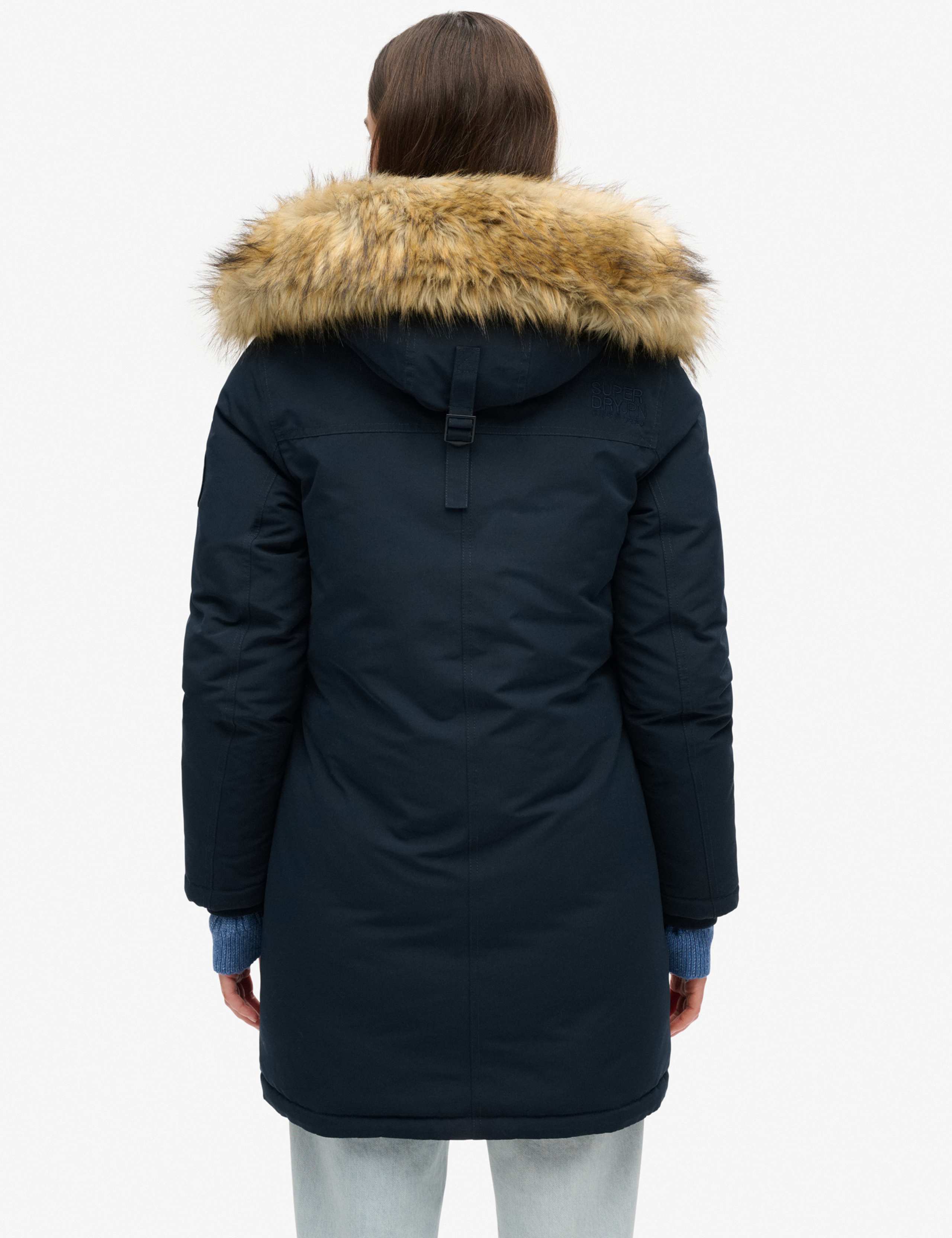 Faux Fur Hooded Parka Coat 4 of 6