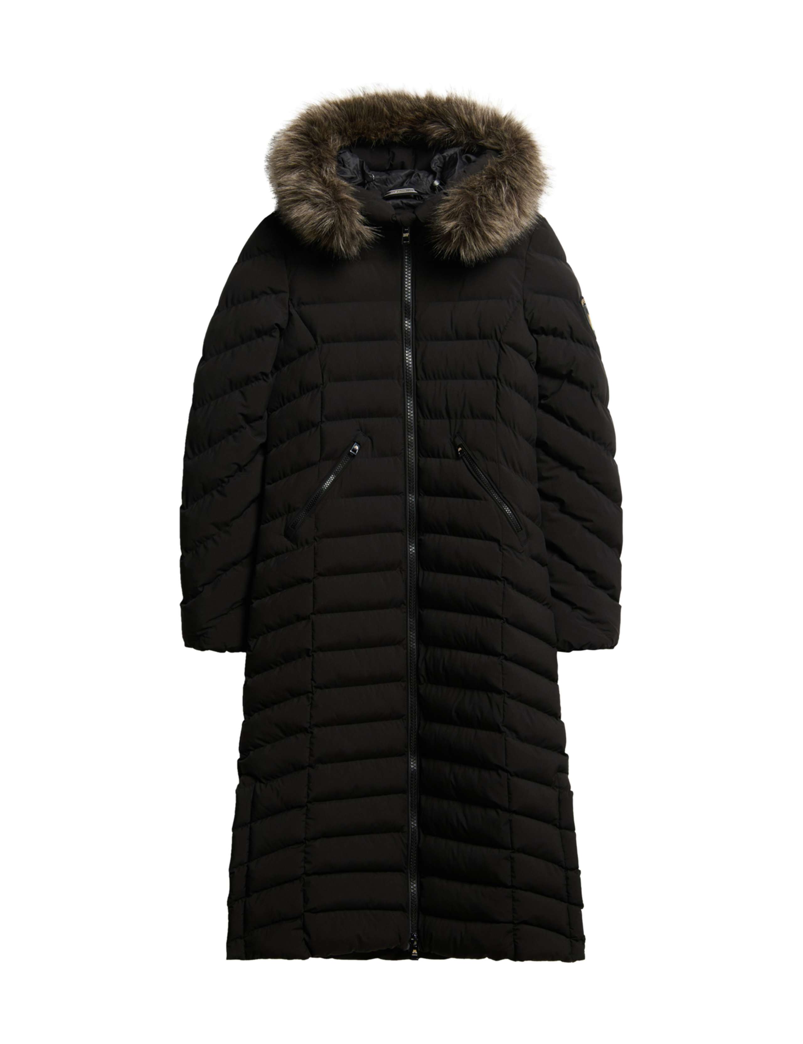 Padded Quilted Hooded Longline Jacket 6 of 6