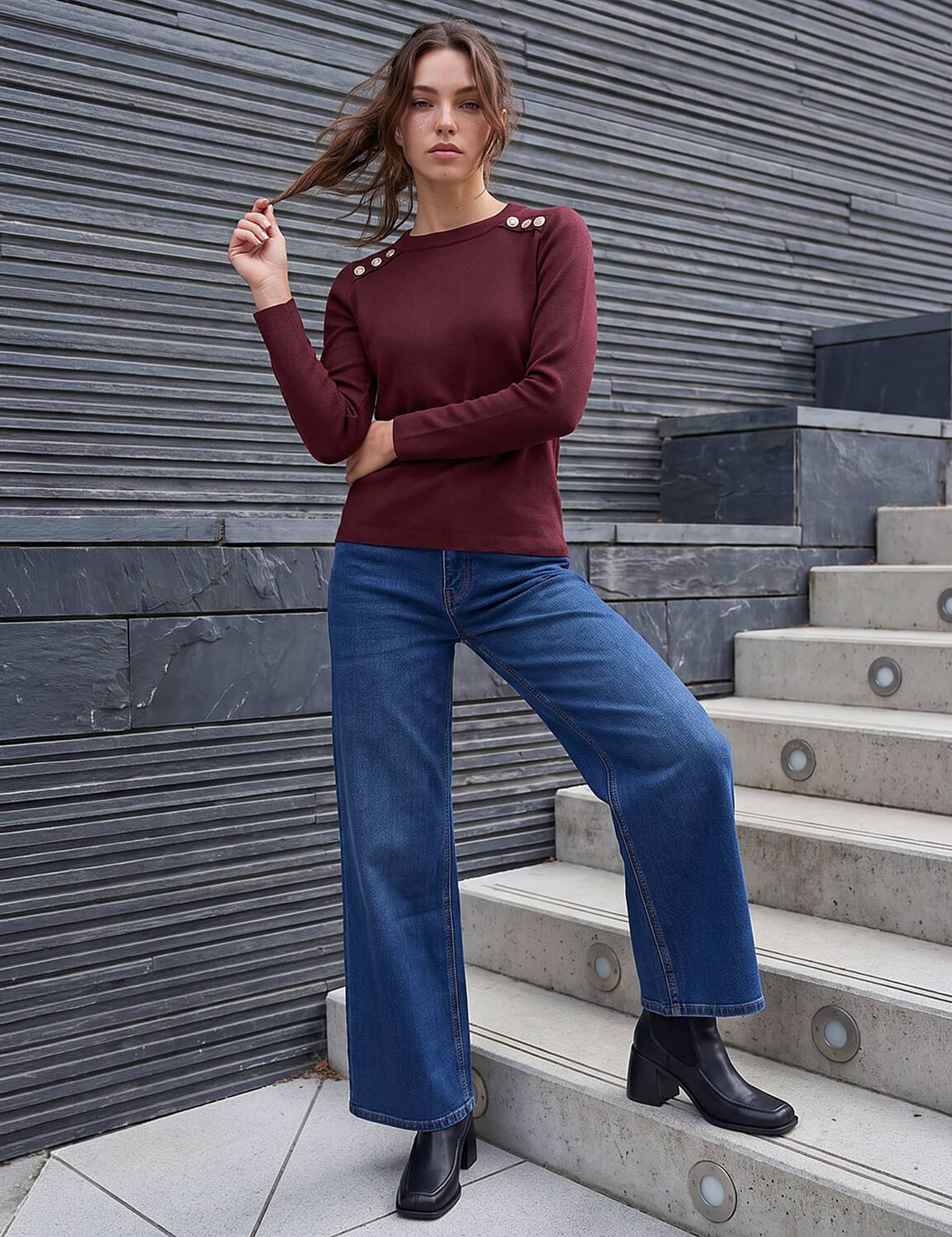 Petite Button Jumper 2 of 4
