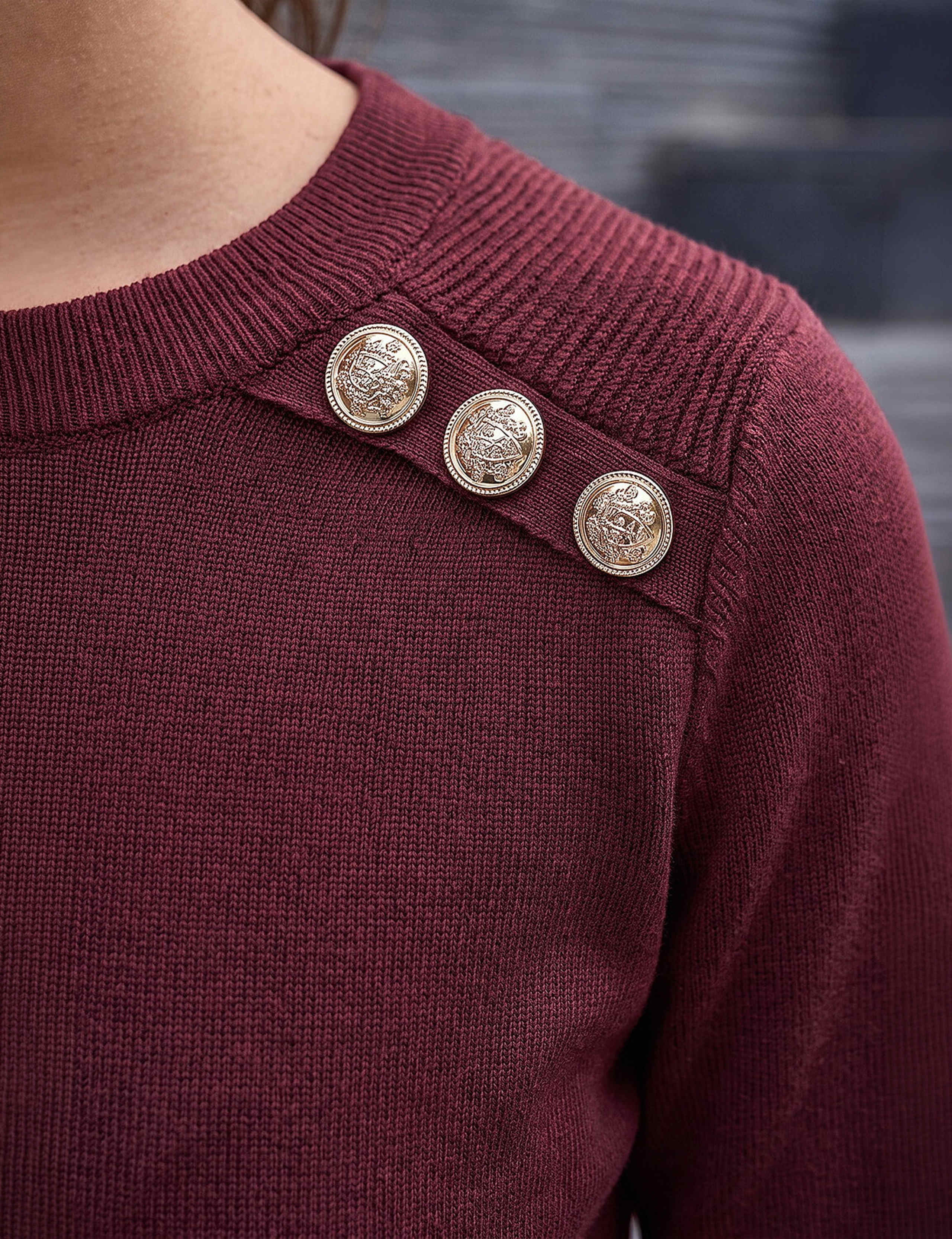 Petite Button Jumper 4 of 4