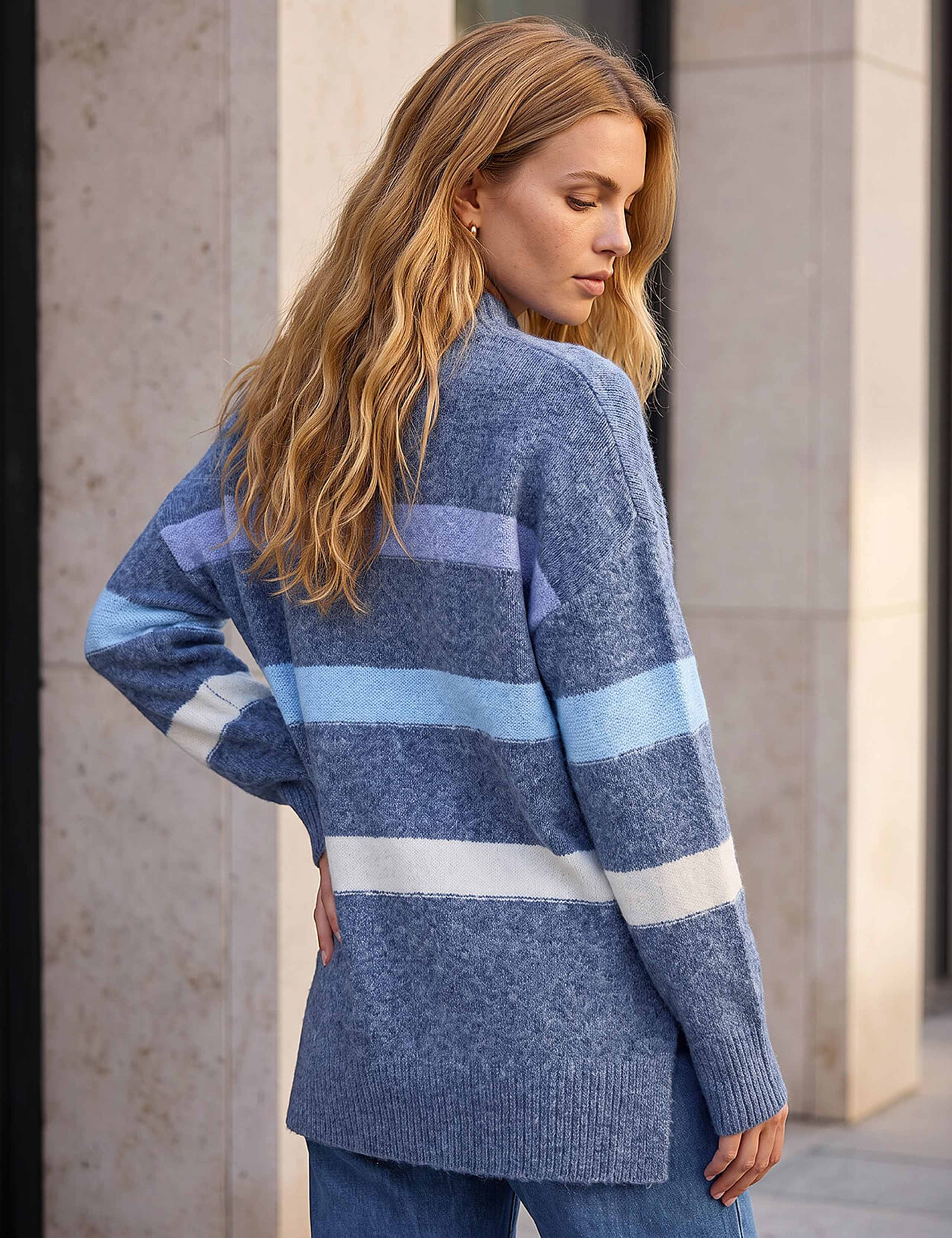Rayon Blend Striped Jumper 2 of 4