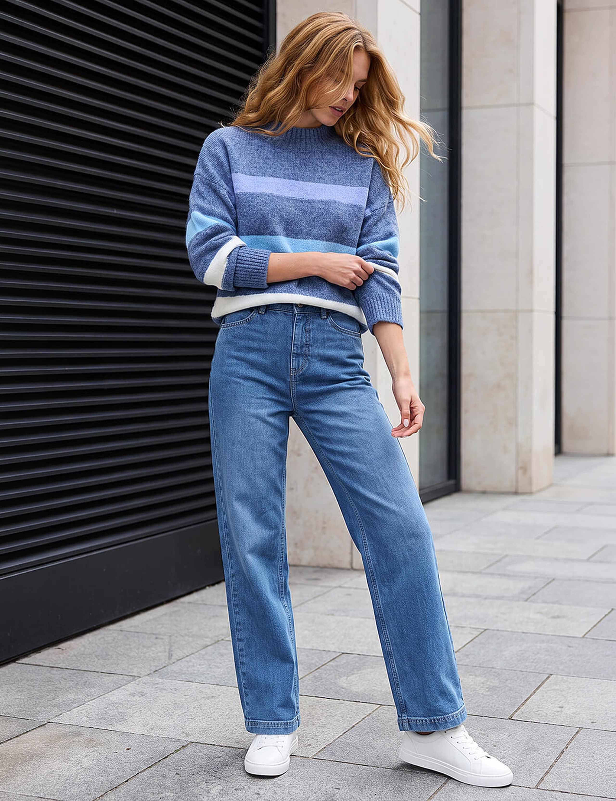 Rayon Blend Striped Jumper 3 of 4