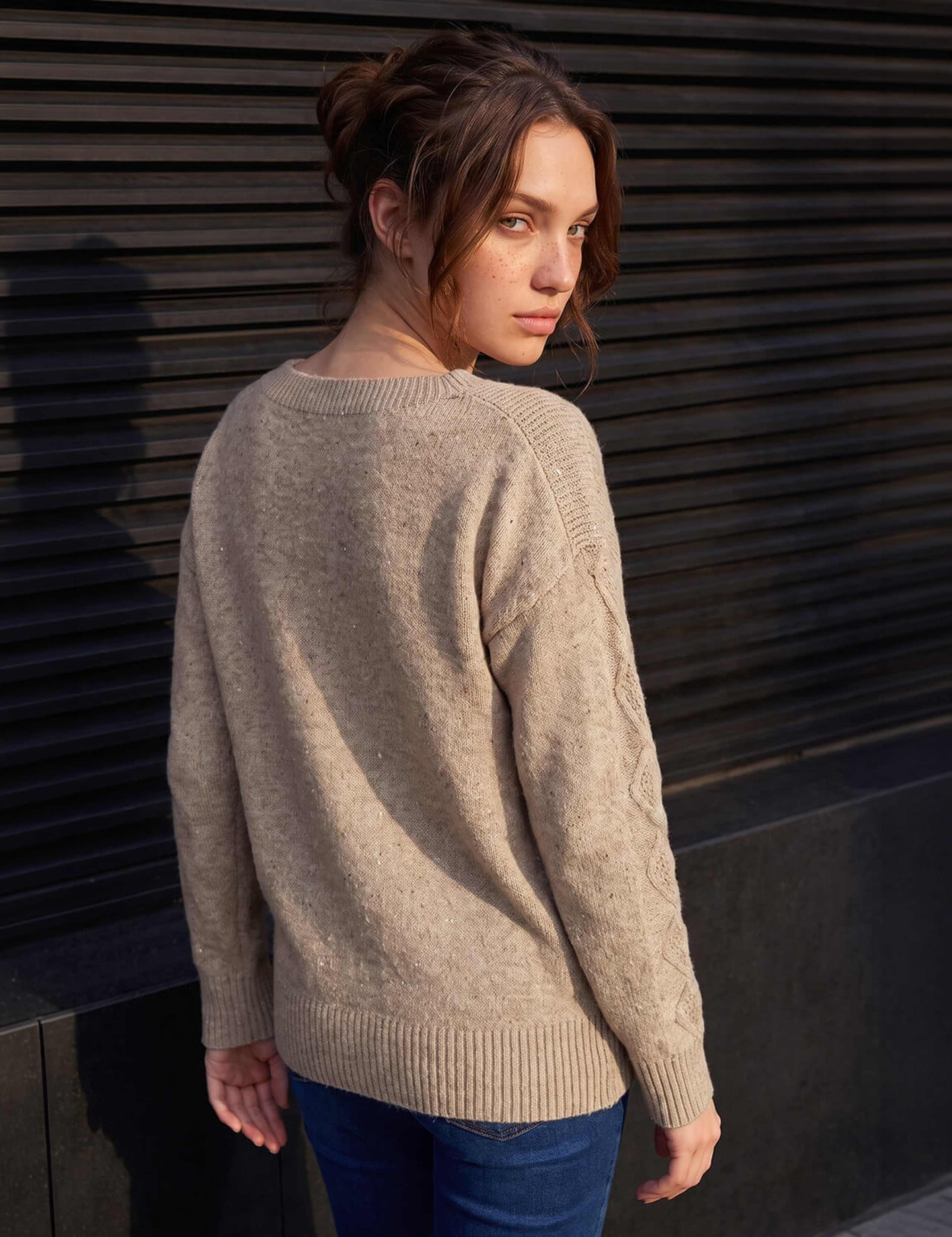 Petite Knit Sequin Jumper 2 of 4