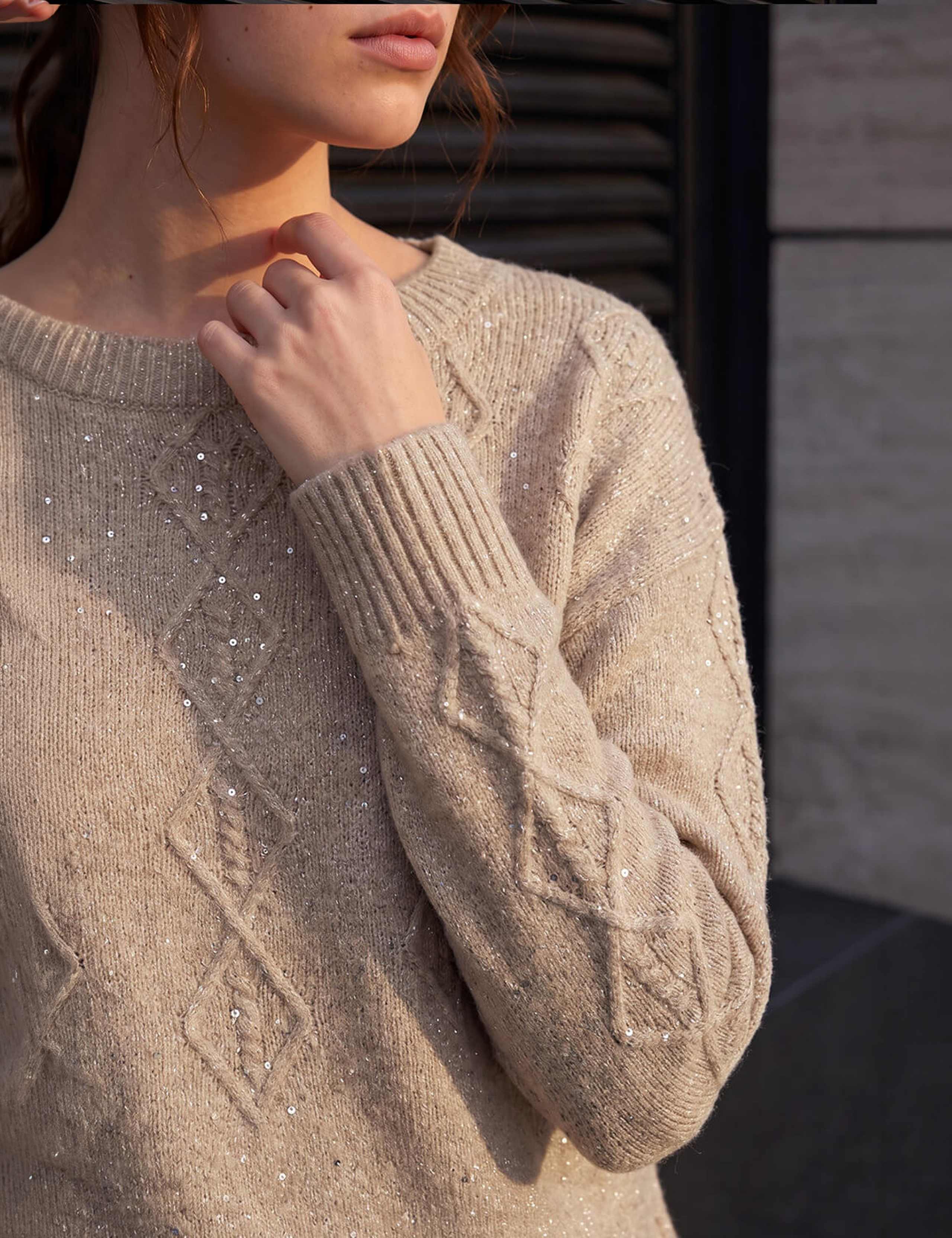 Petite Knit Sequin Jumper 4 of 4
