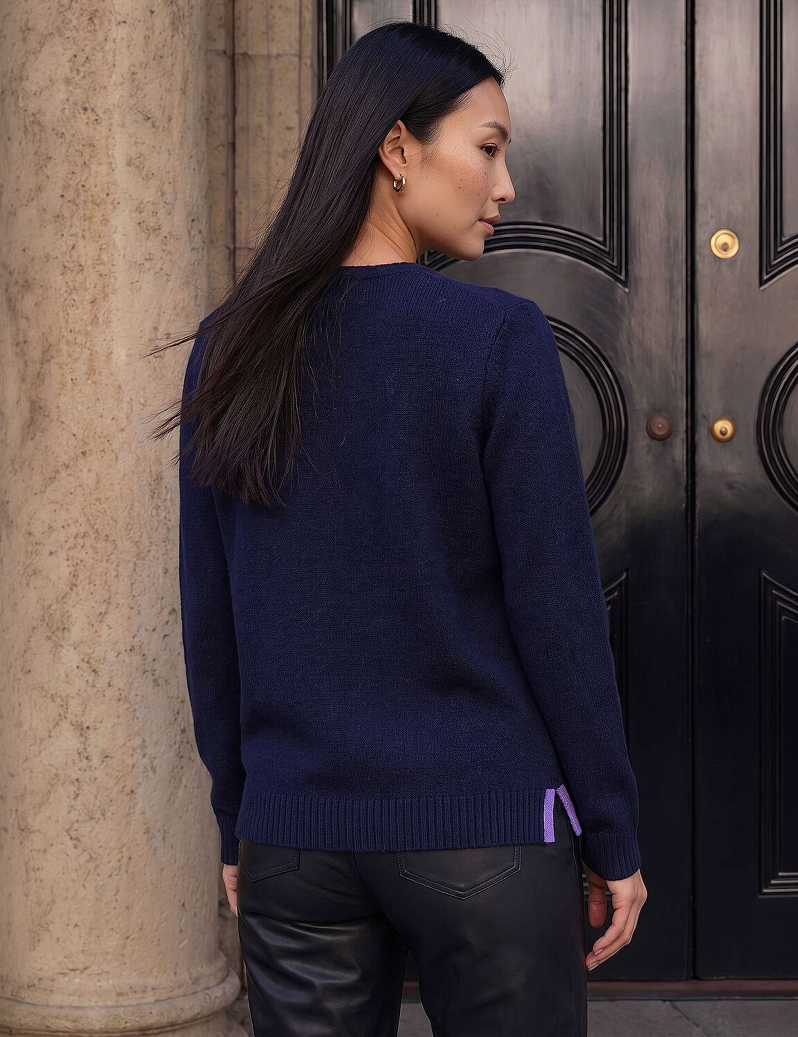 Heart Crew Neck Knitted Jumper 2 of 4