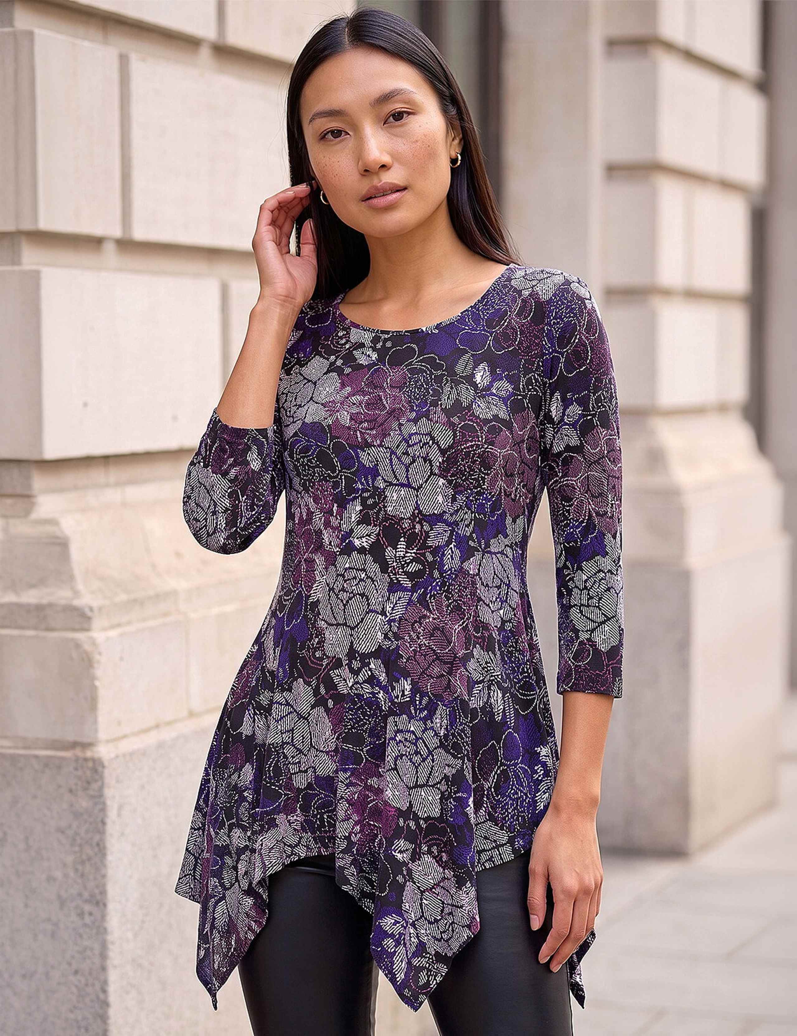 Floral Collared Top 1 of 4