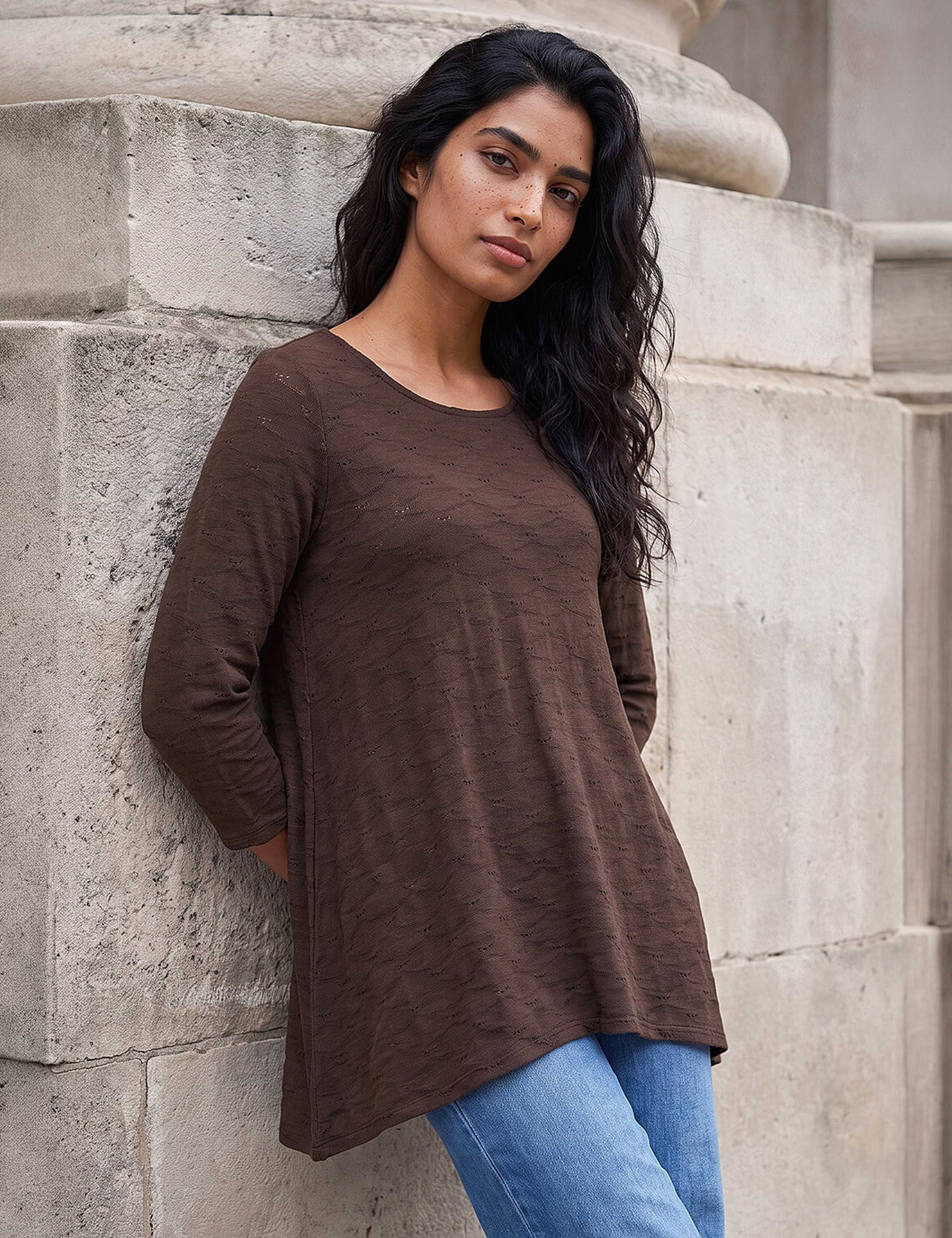 Textured Collared Top 1 of 4