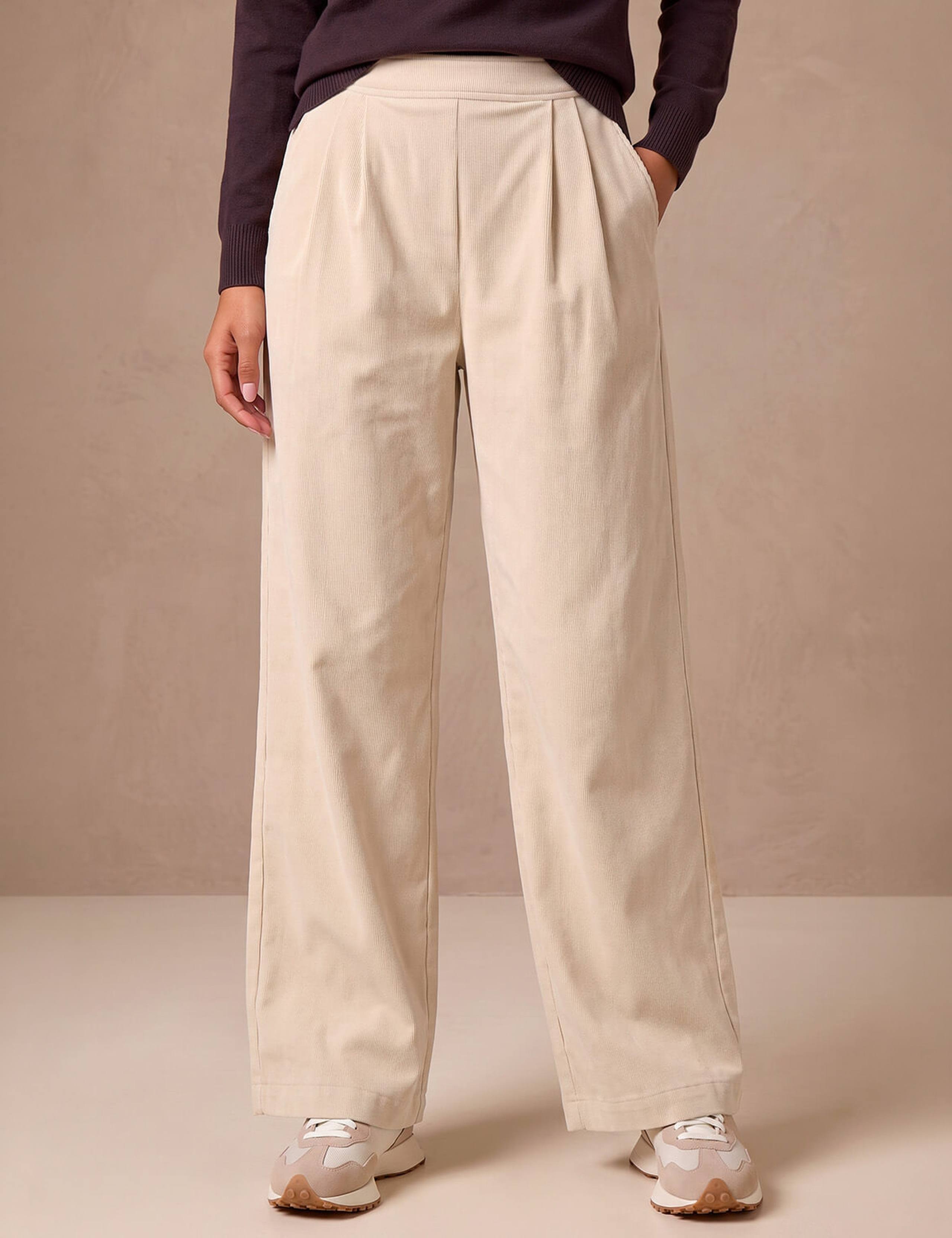 Cord Wide Leg Trousers 2 of 4