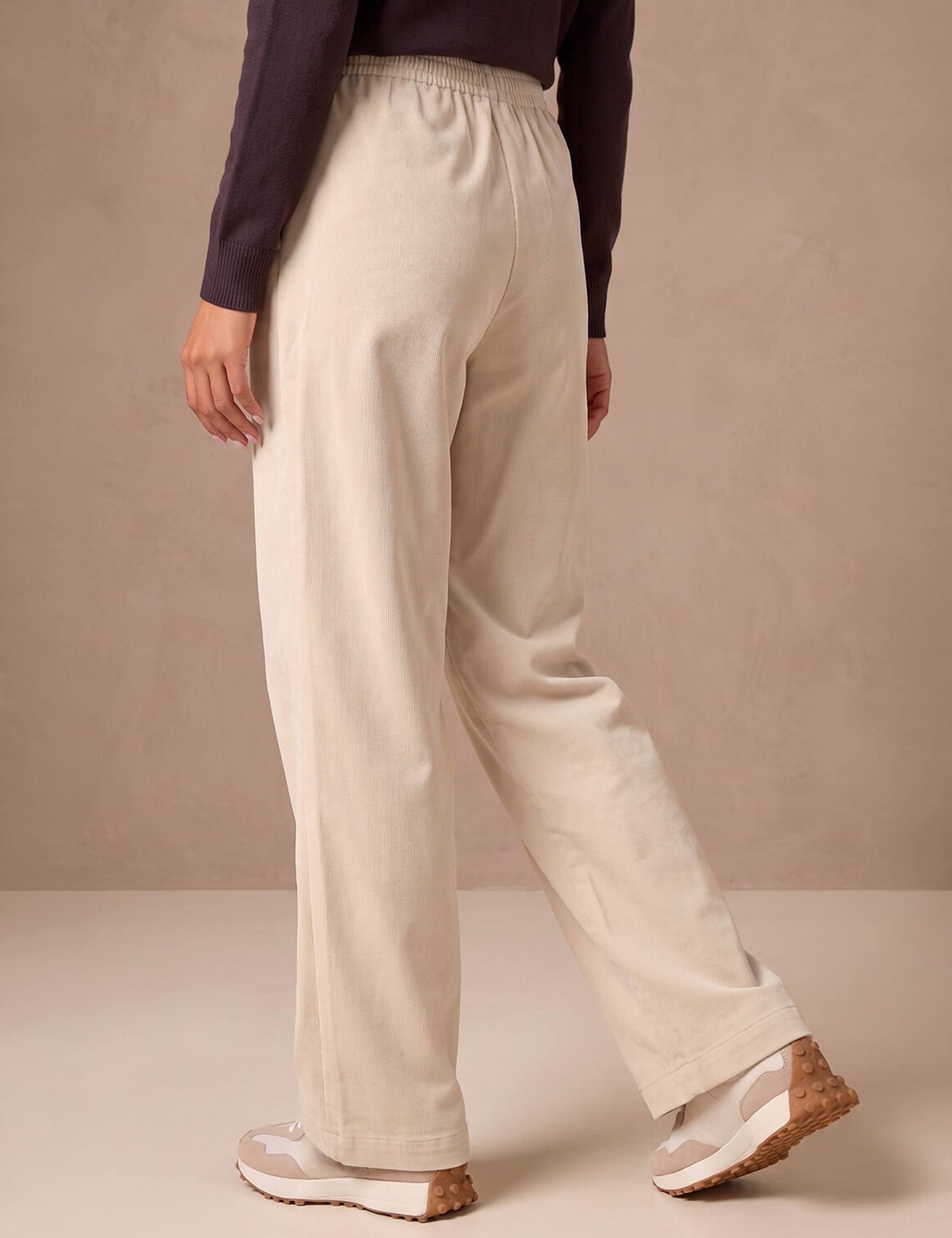 Cord Wide Leg Trousers 3 of 4