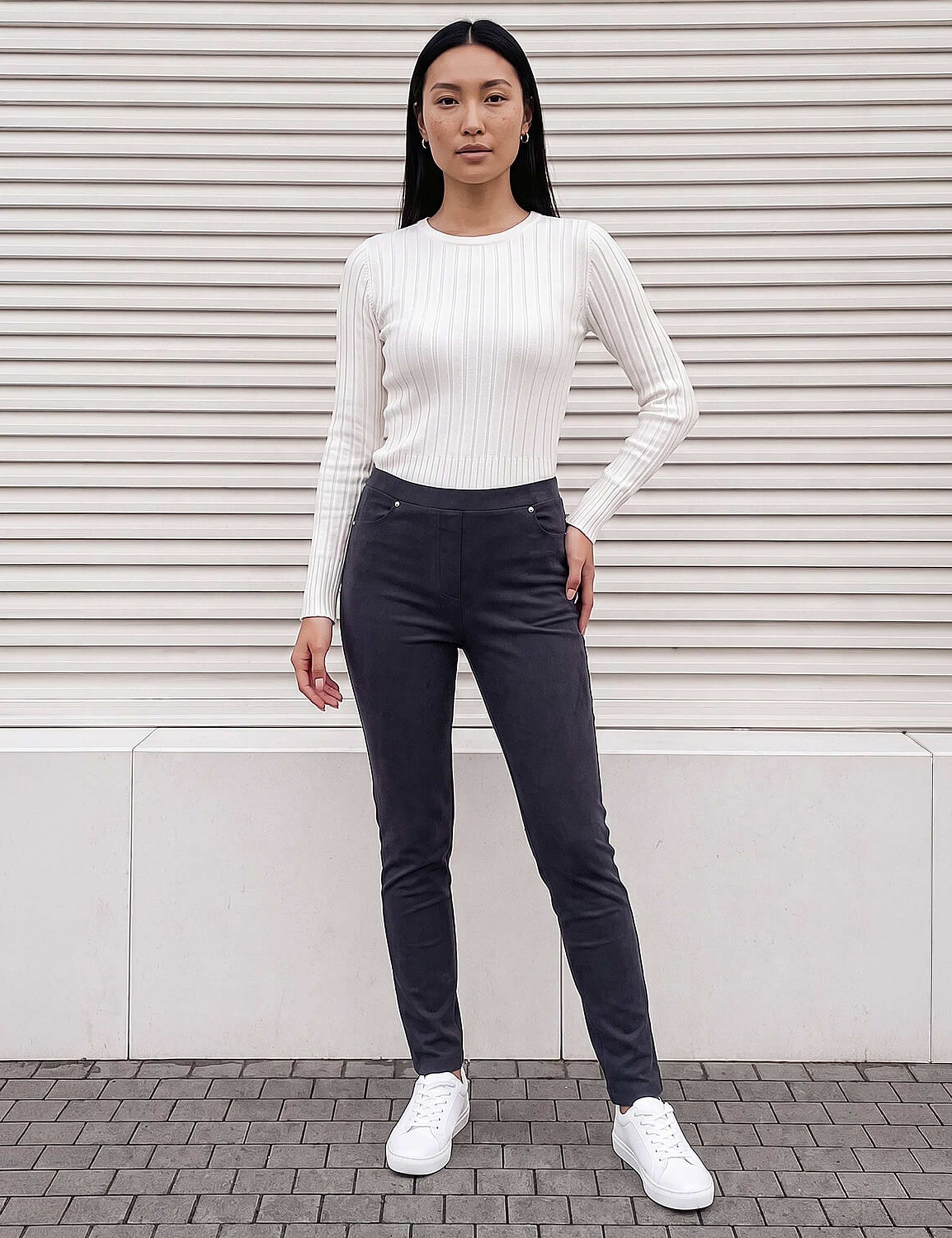 Cord Straight Leg Trousers 2 of 4