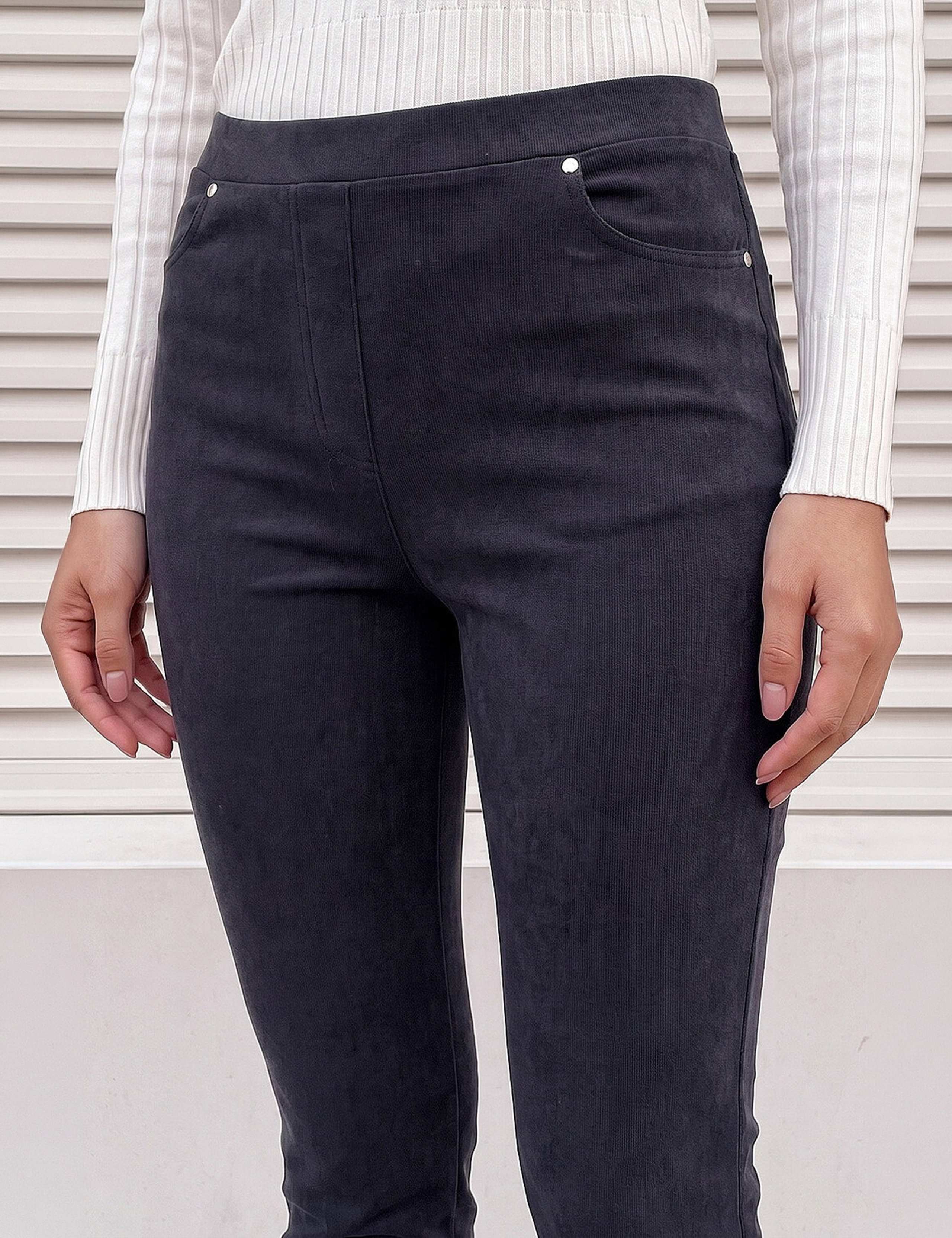Cord Straight Leg Trousers 4 of 4