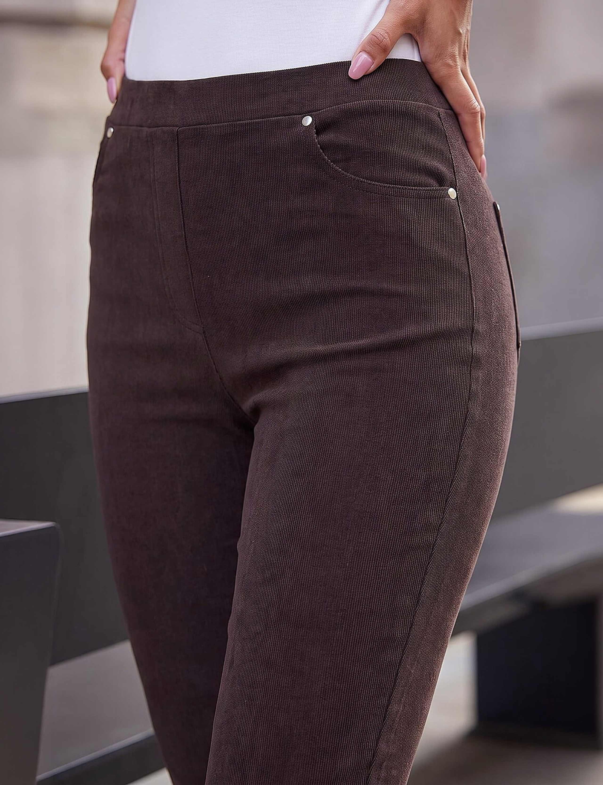 Cord Straight Leg Trousers 4 of 4
