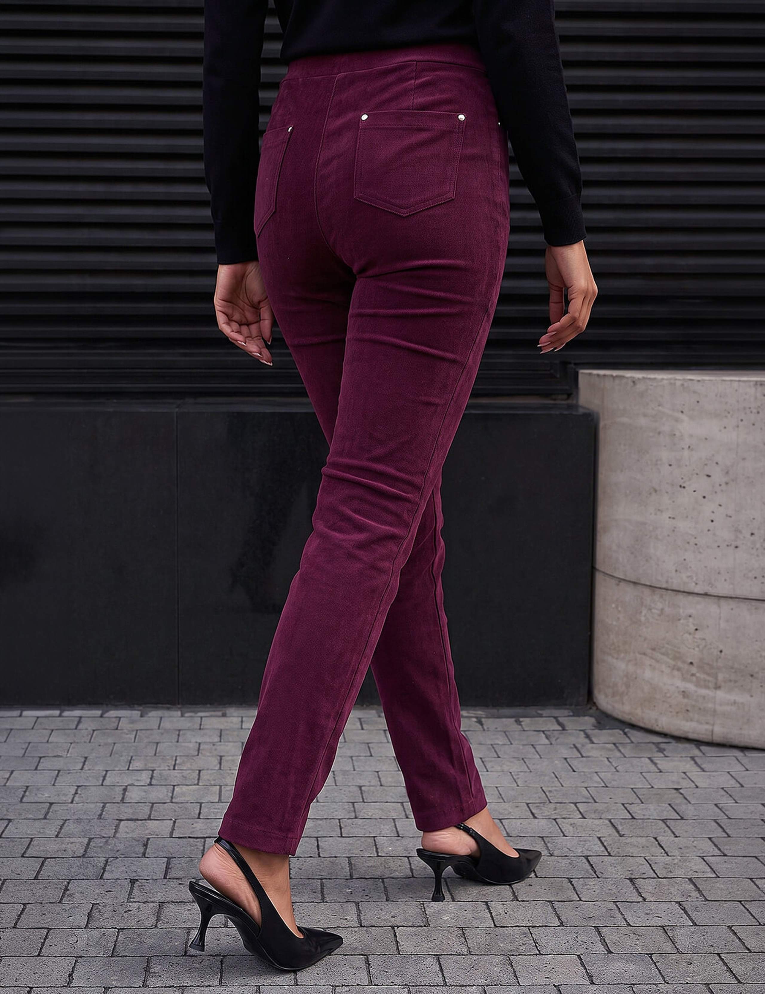 Cord Straight Leg Trousers 2 of 4