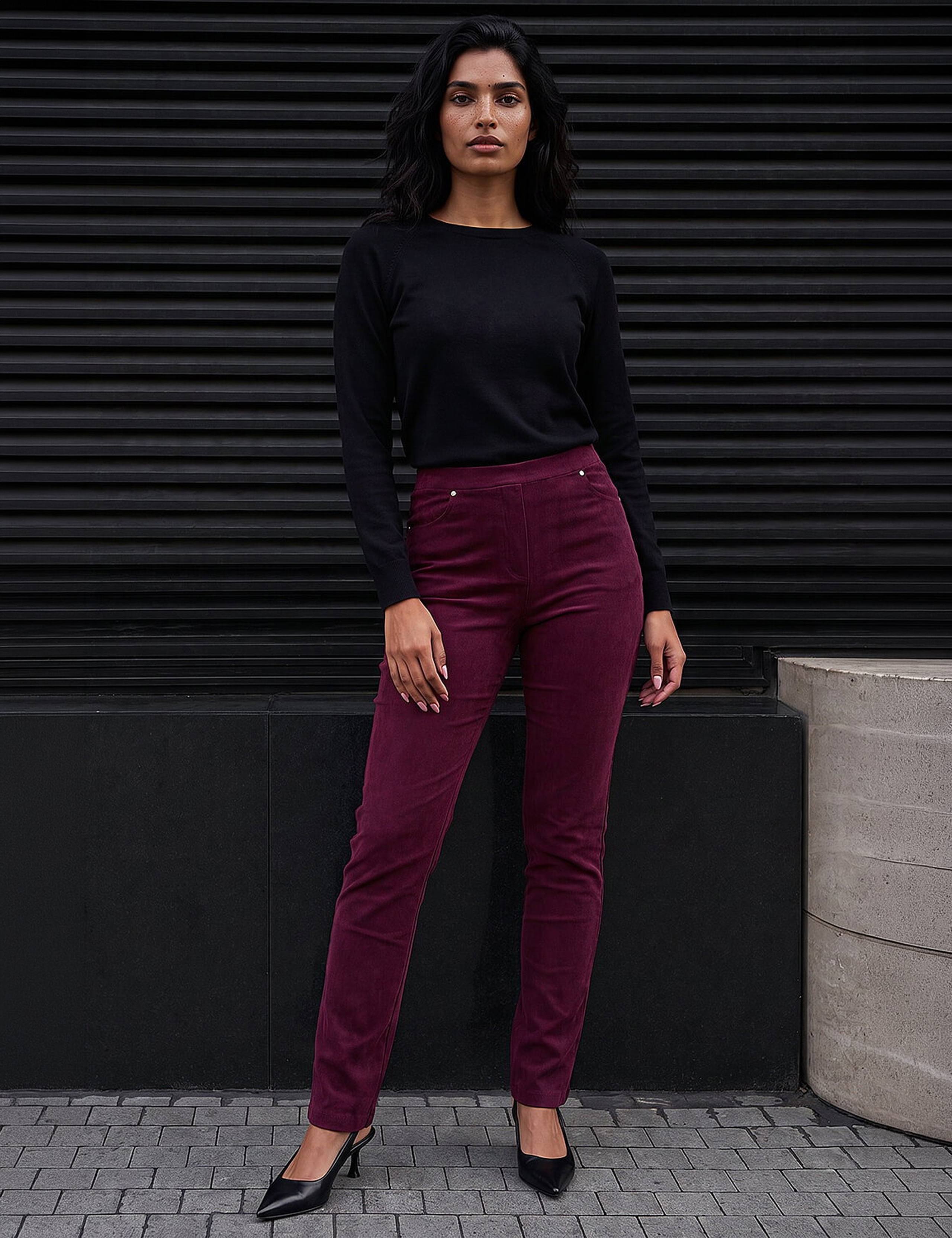 Cord Straight Leg Trousers 3 of 4