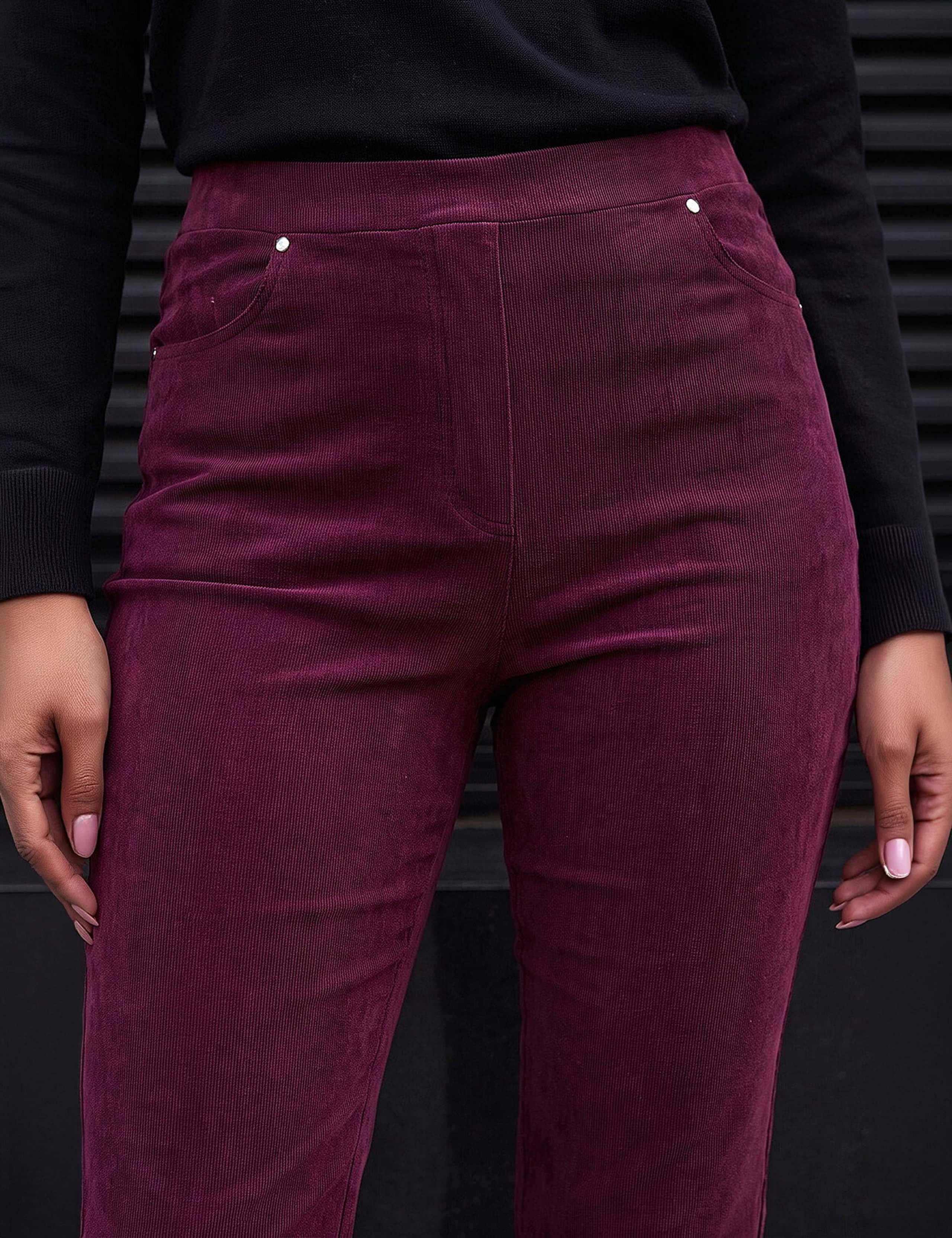 Cord Straight Leg Trousers 4 of 4