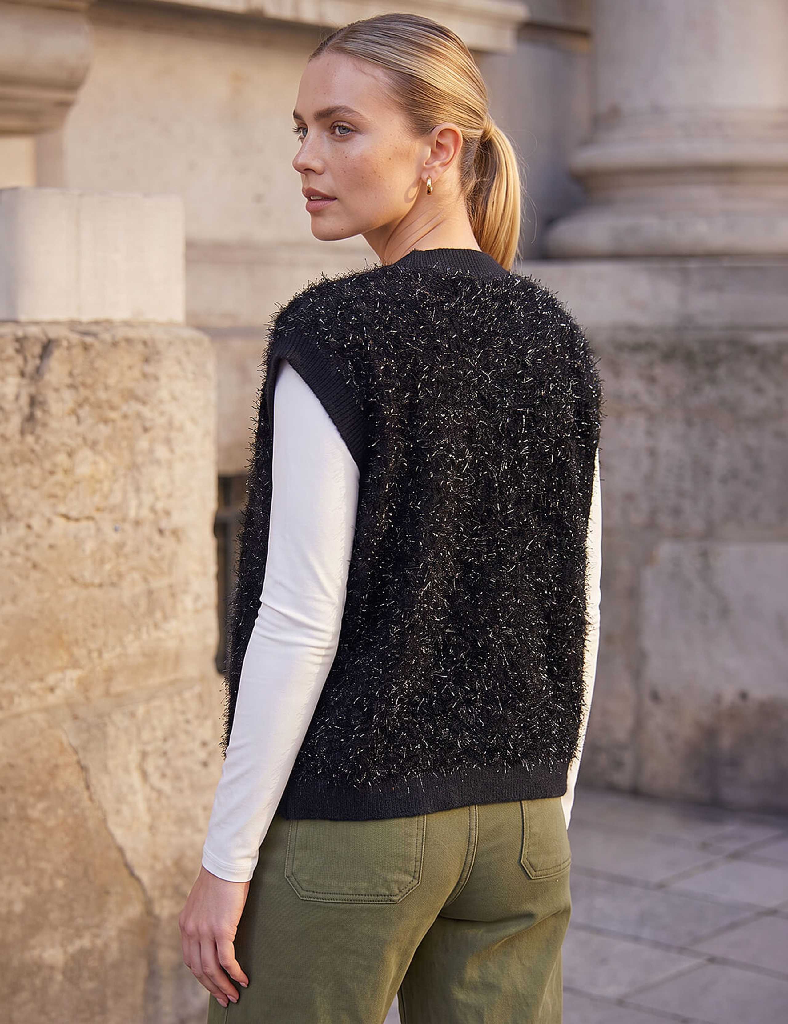 Sparkly Knitted Waistcoat 3 of 4