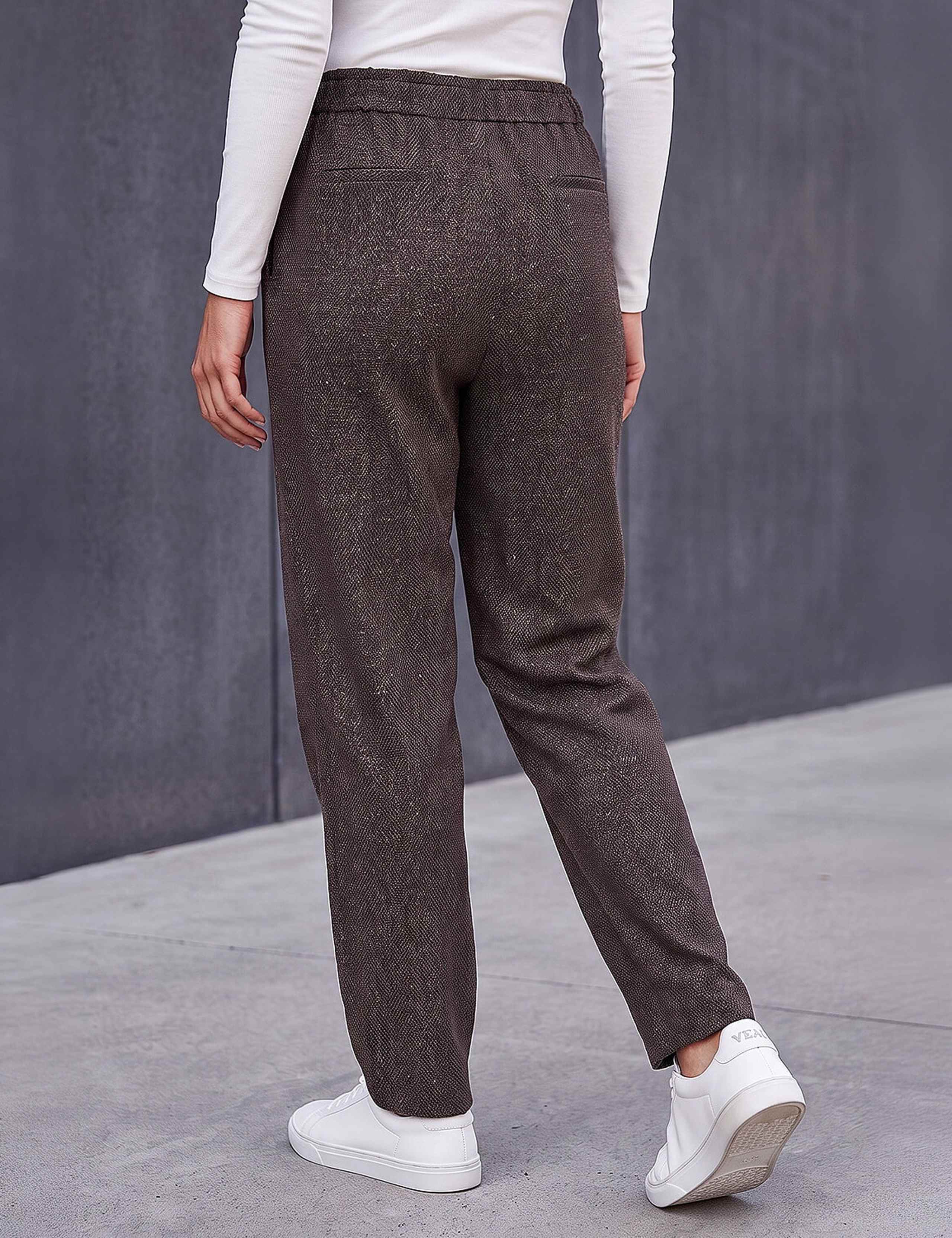 Petite Abstract Trousers with Stretch 3 of 4