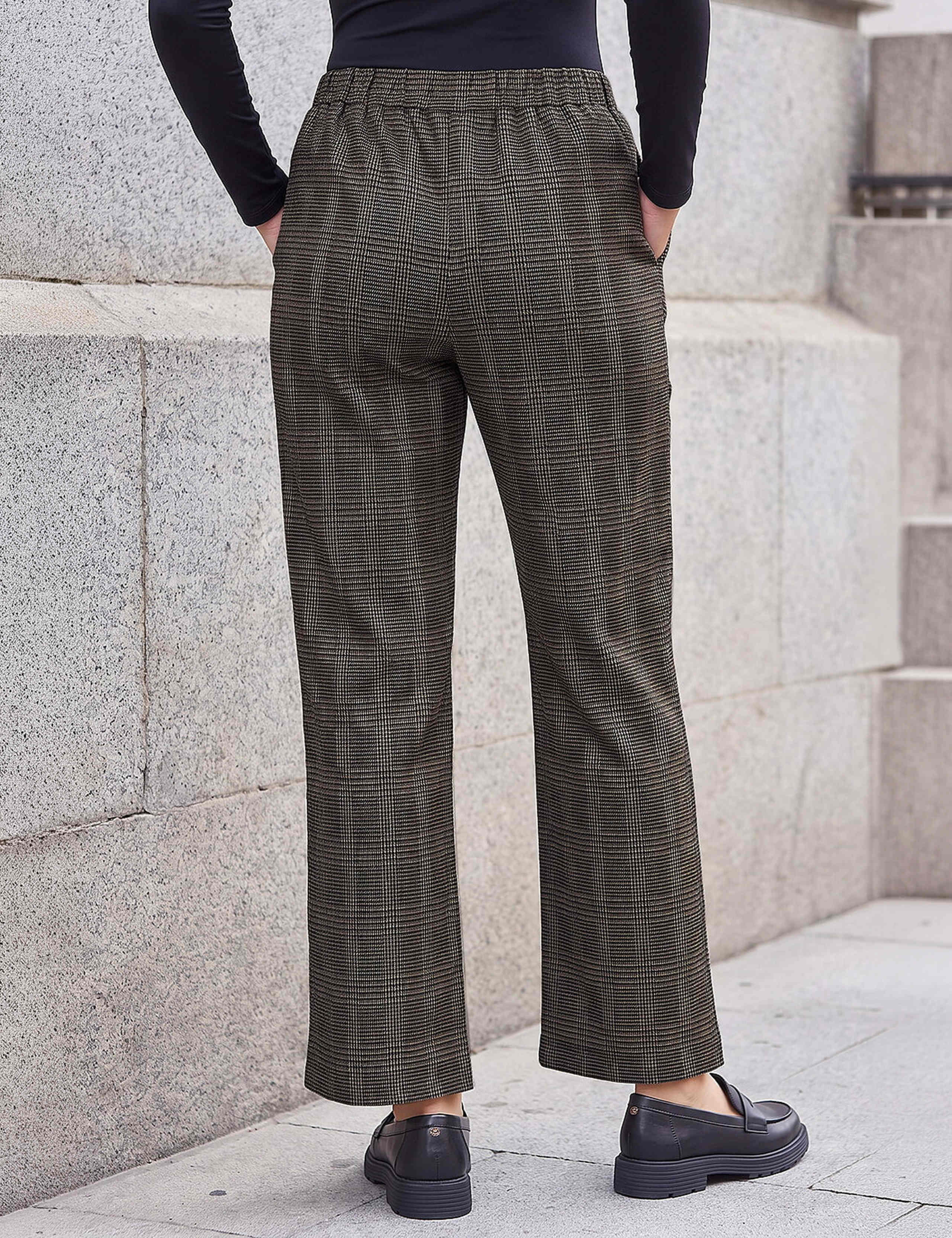 Petite Checked Trousers 3 of 4