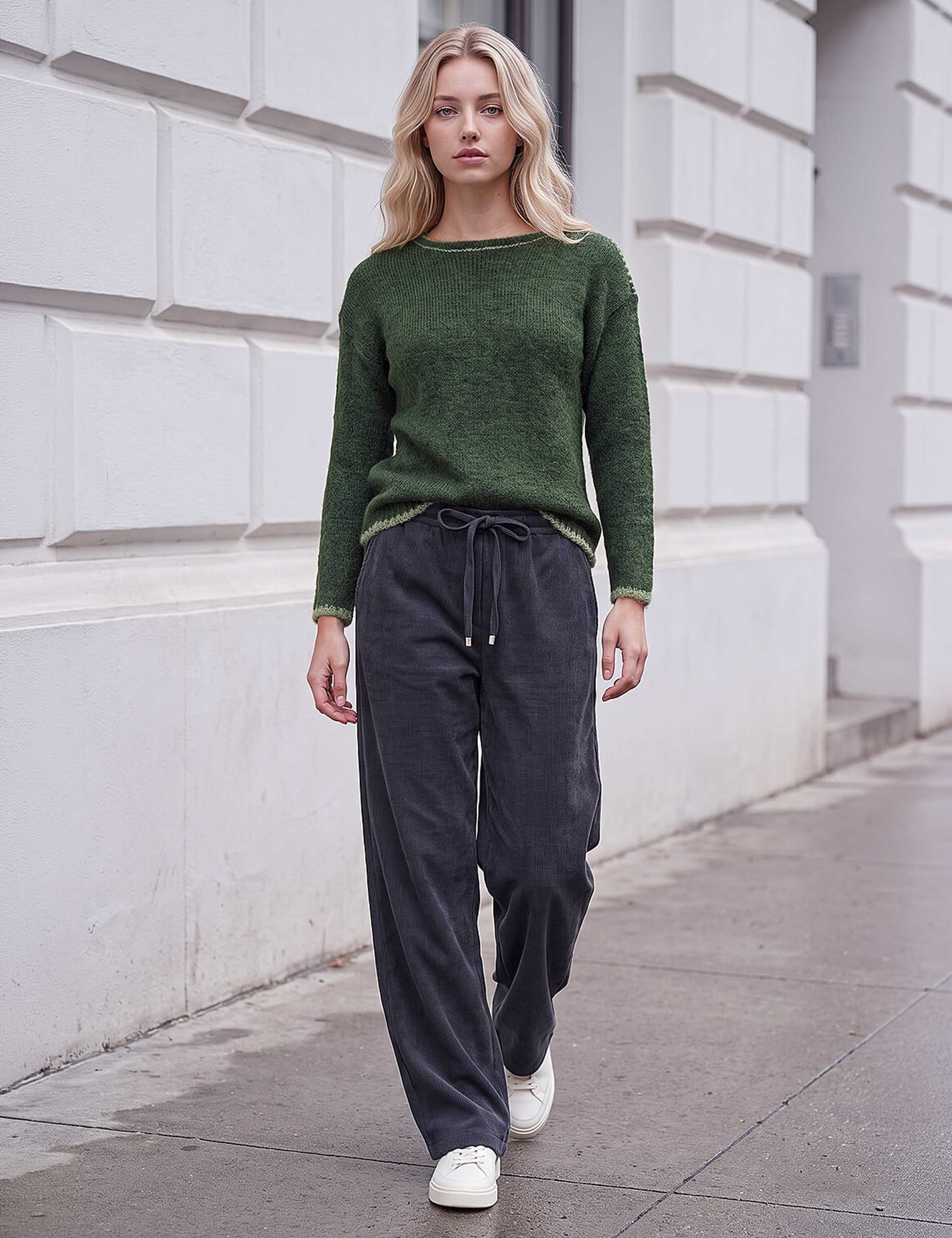 Petite Cord Drawstring Trousers 3 of 4