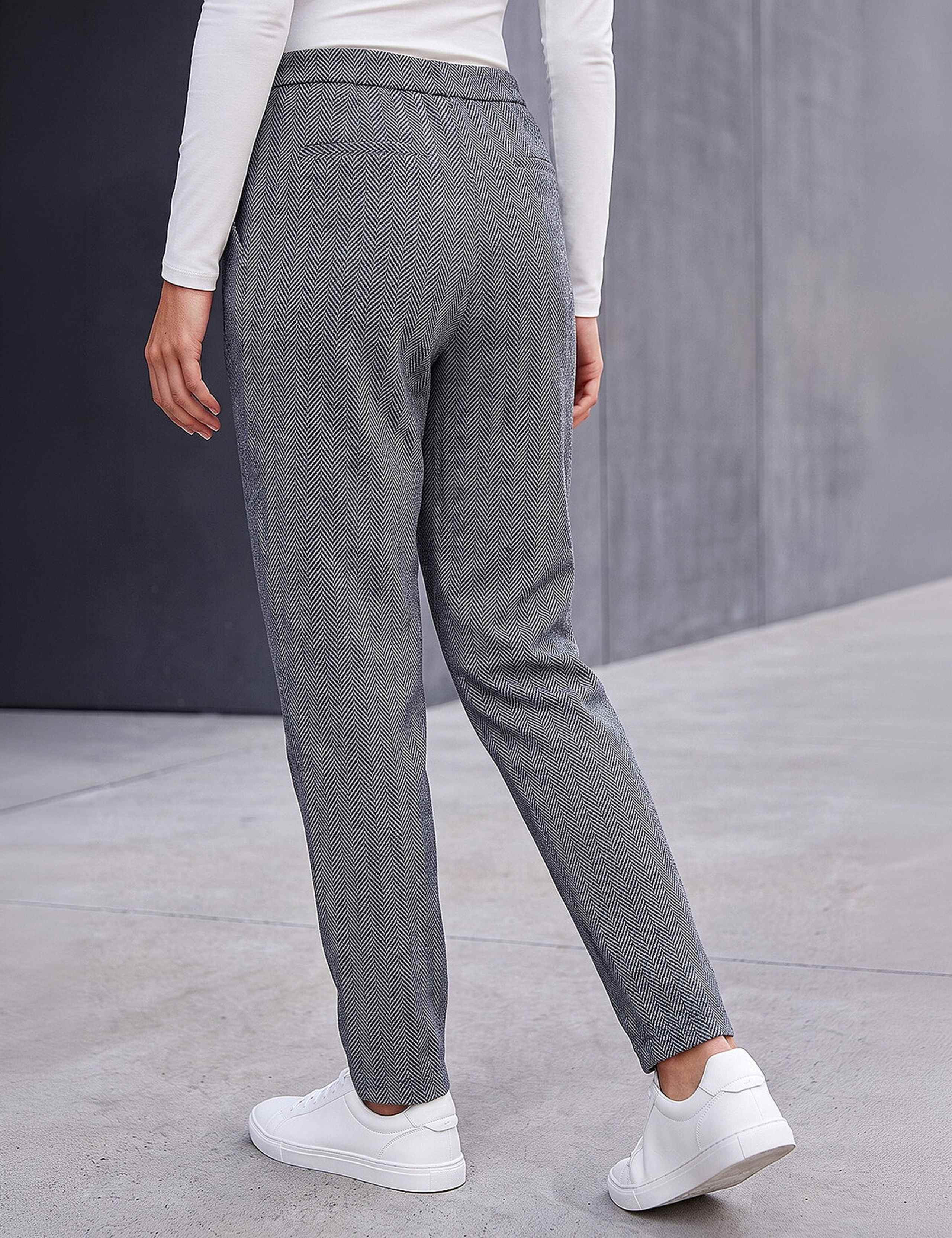 Petite Herringbone Trousers 3 of 4