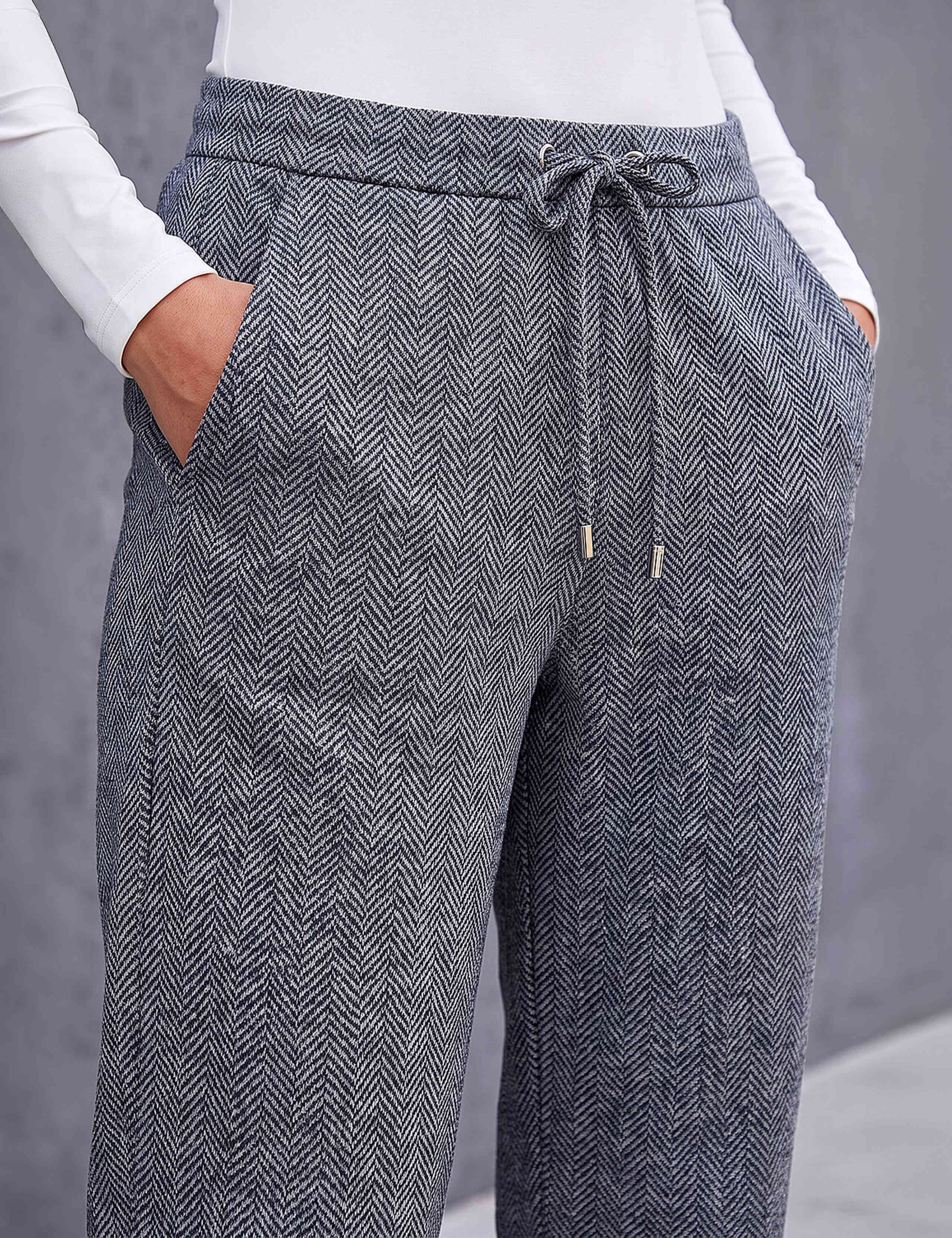 Petite Herringbone Trousers 4 of 4