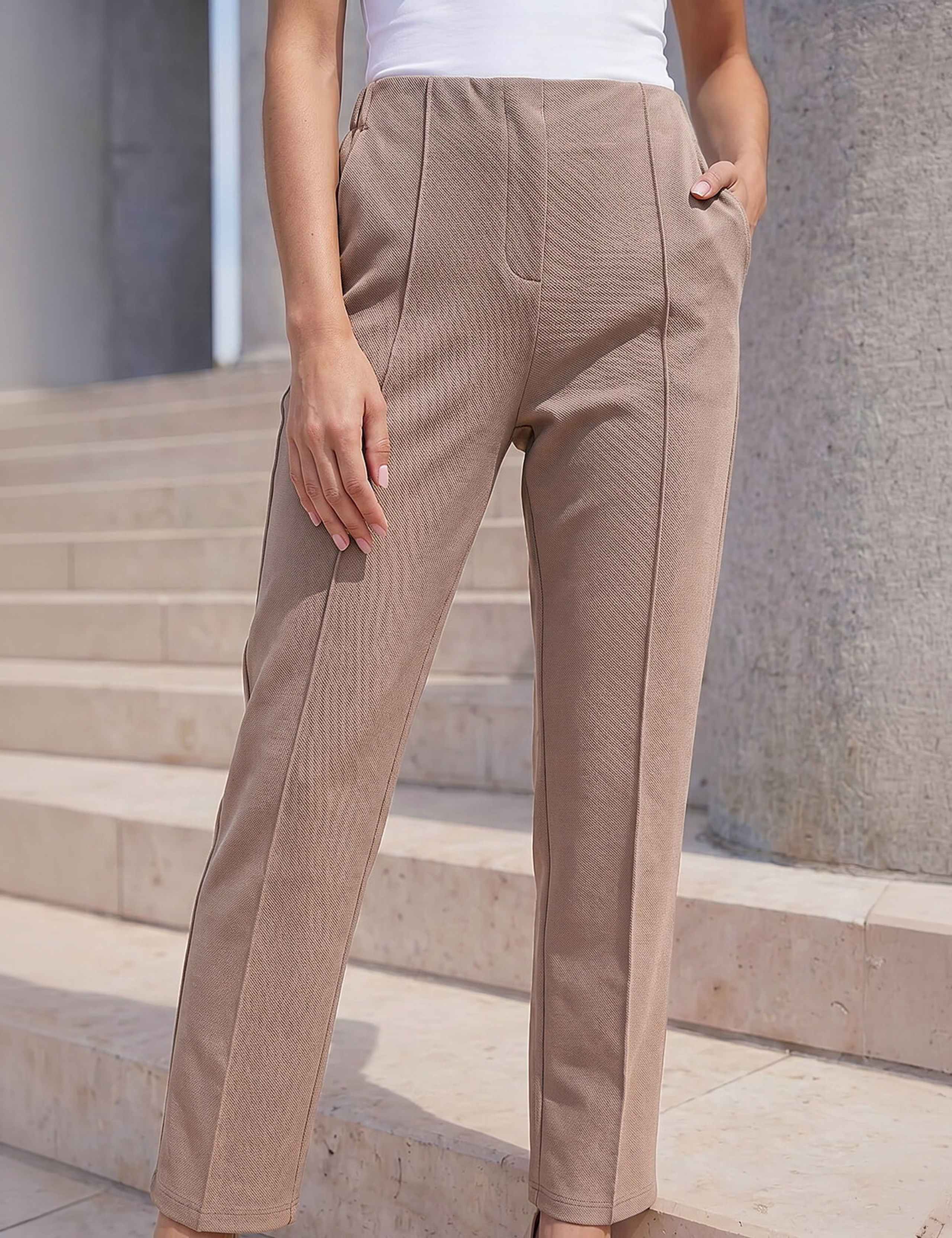 Petite Twill Trousers with Stretch 2 of 4
