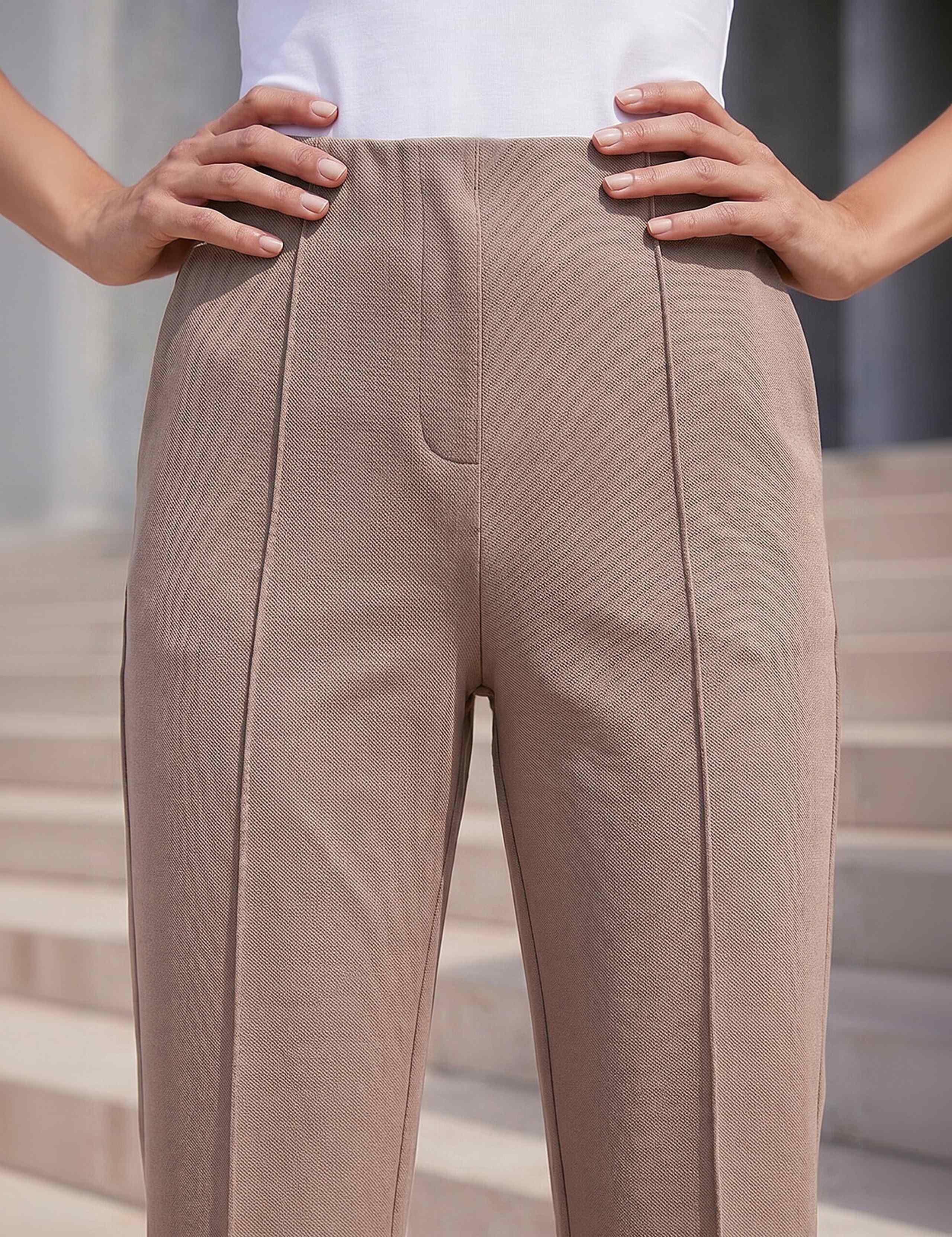 Petite Twill Trousers with Stretch 4 of 4