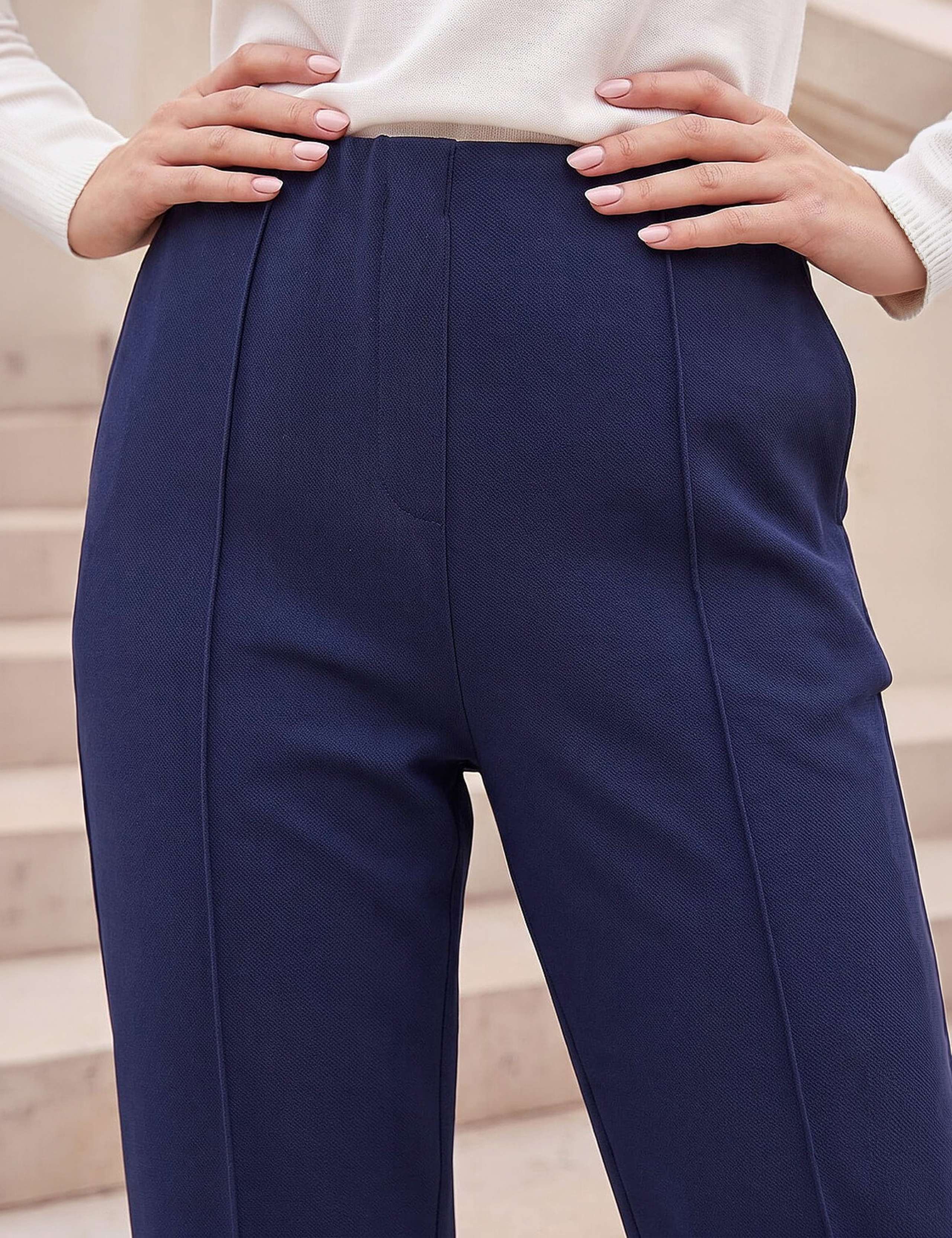 Petite Twill Trousers with Stretch 4 of 4