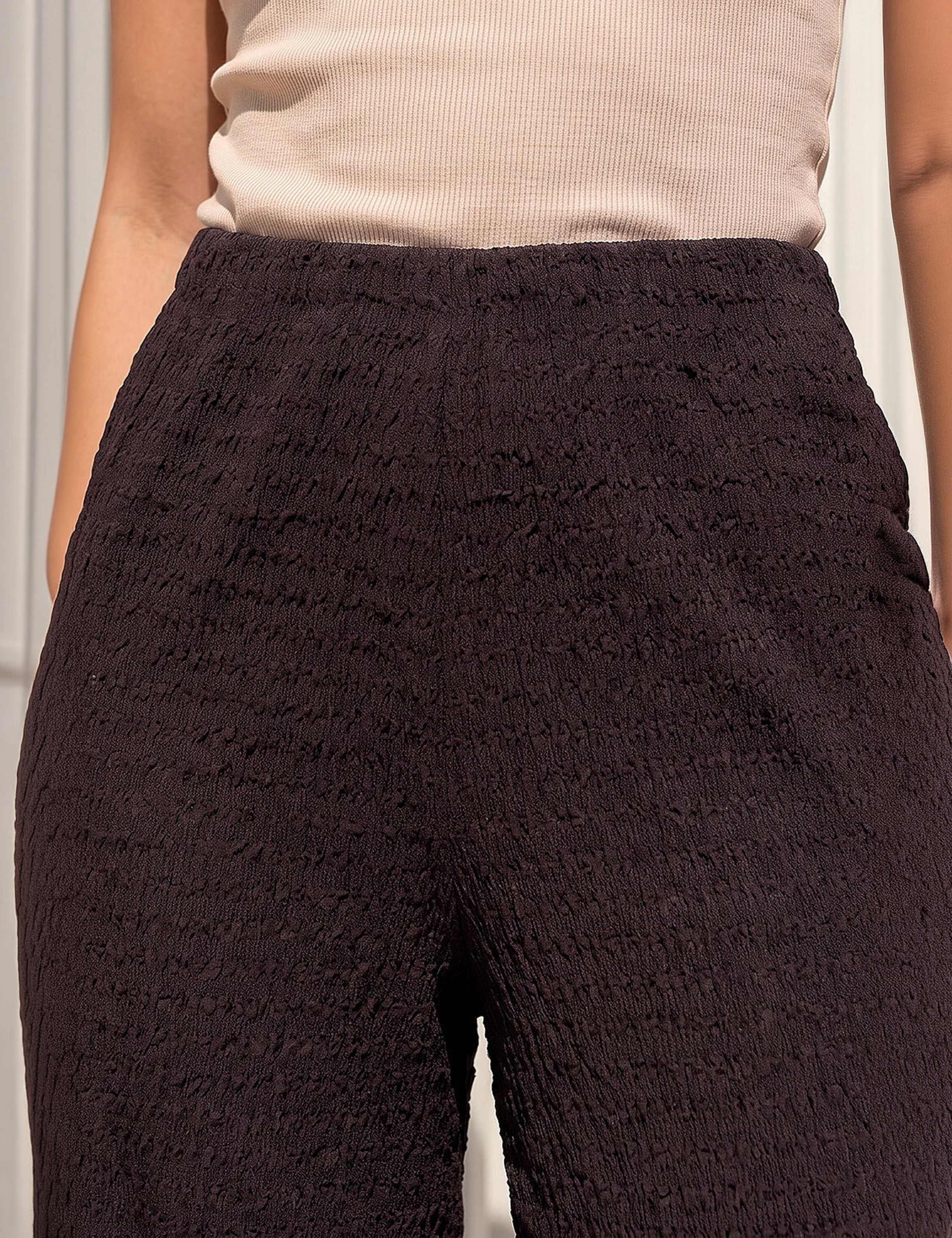 Petite Textured Trousers 4 of 4