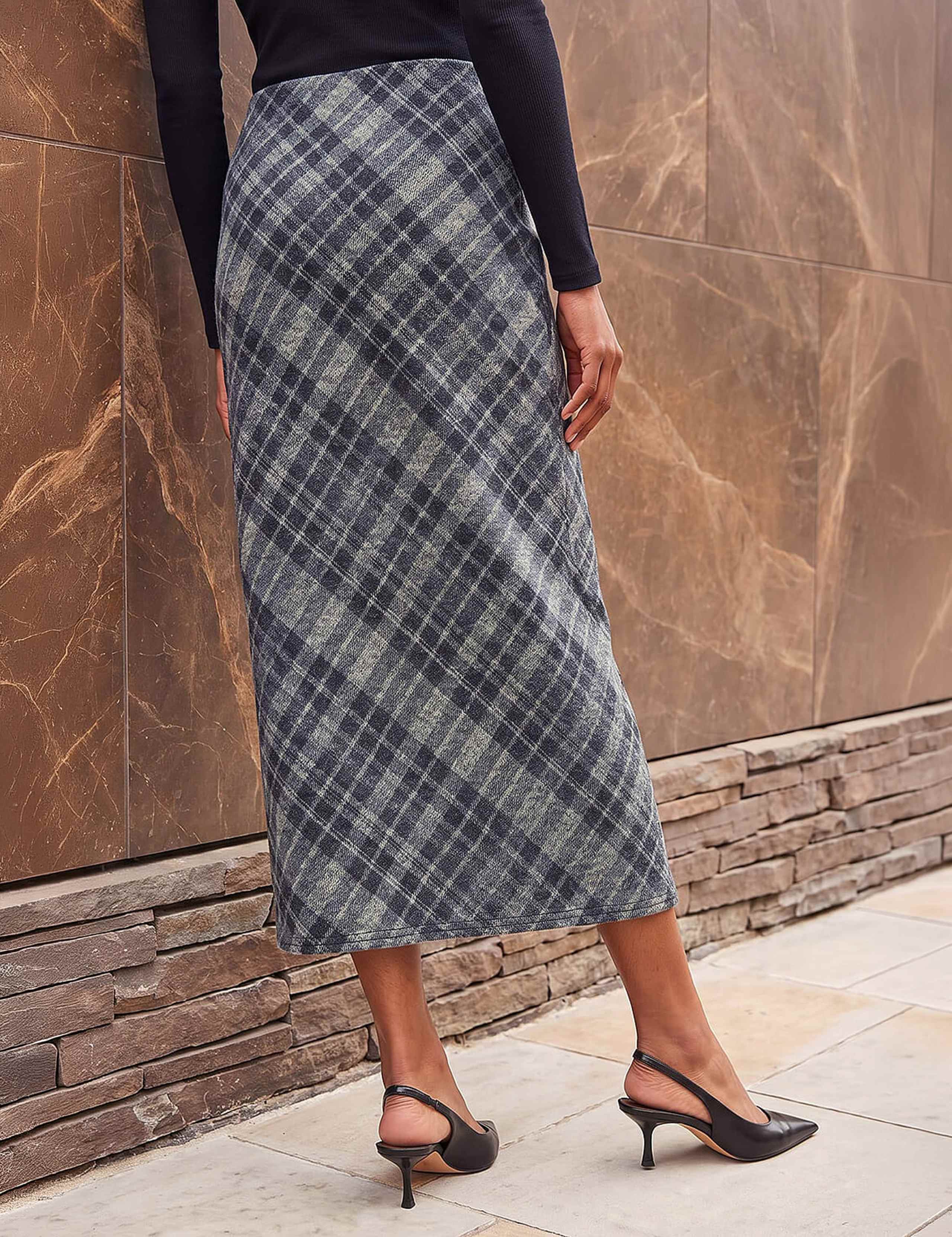 Check Shadow Panel Skirt 2 of 4
