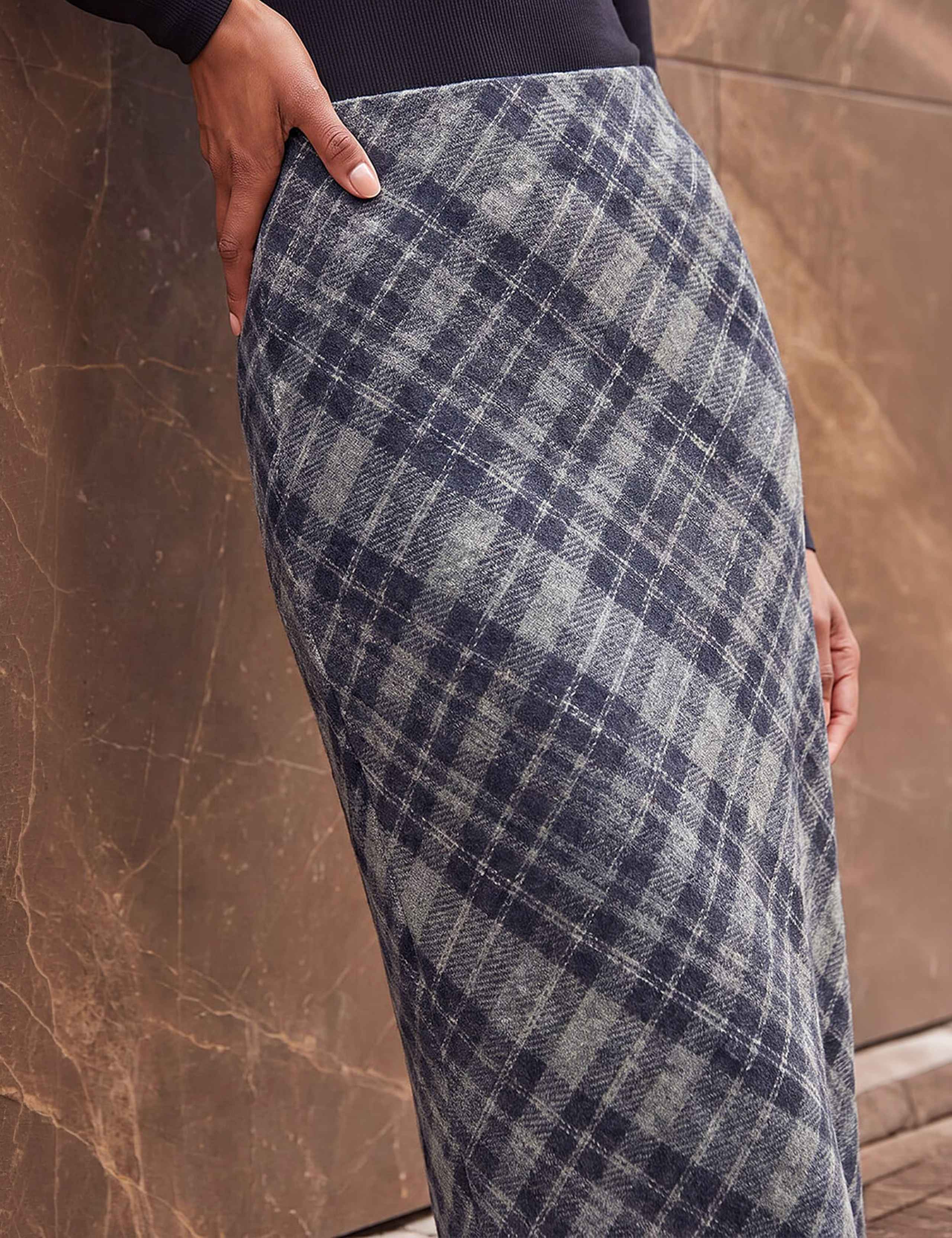 Check Shadow Panel Skirt 4 of 4